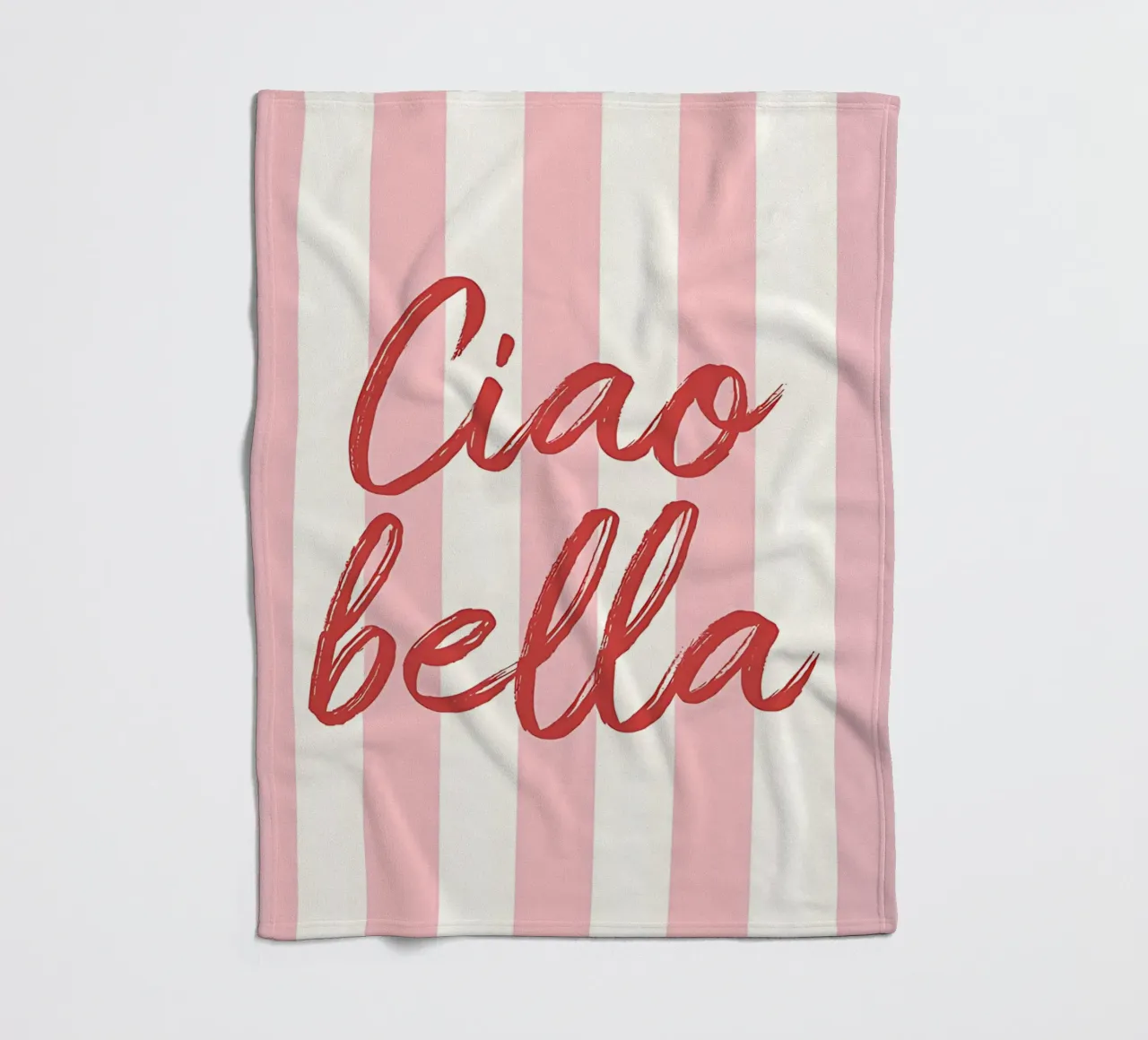Ciao Bella Stripe Print coperta in pile da DolceVita