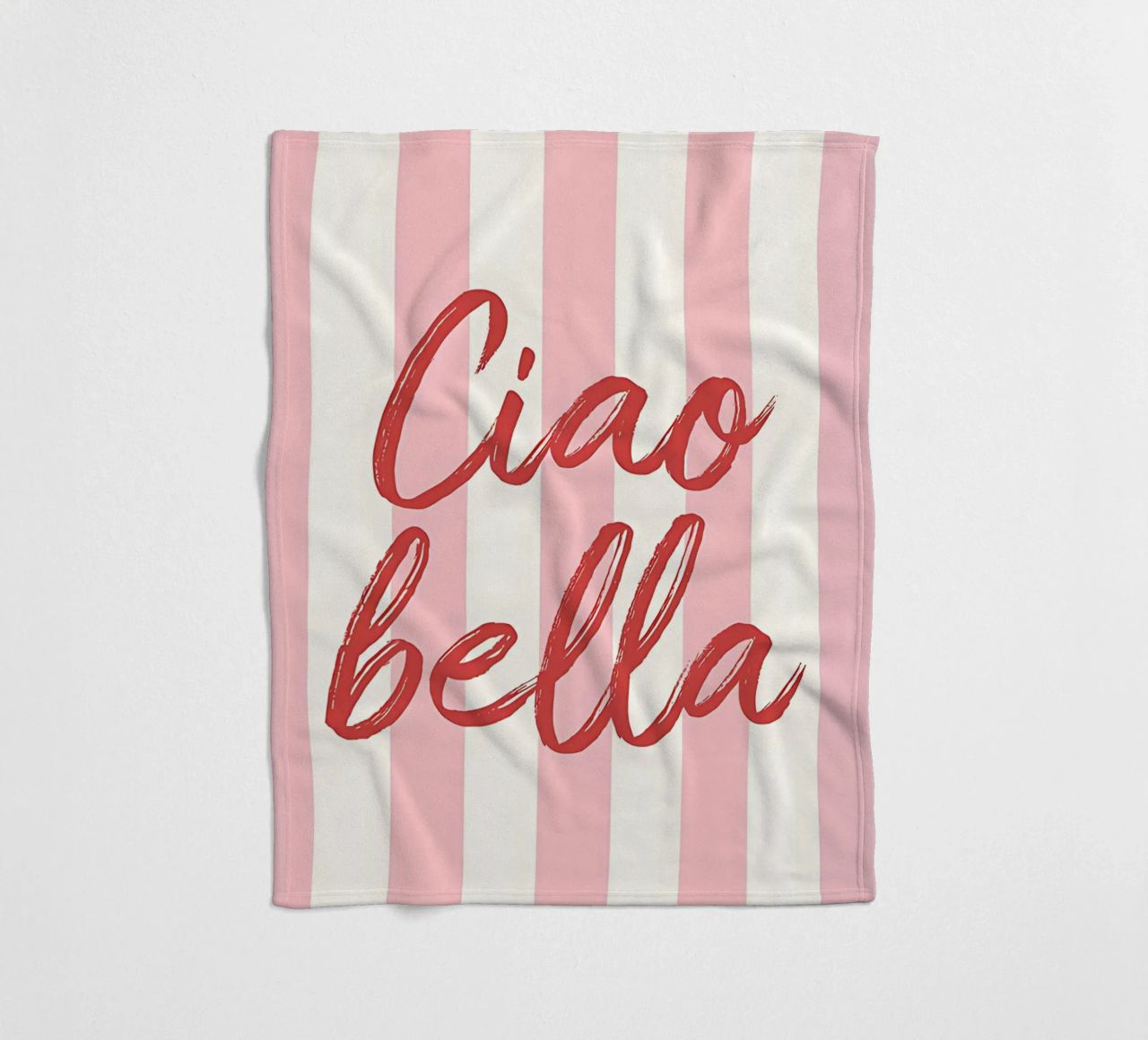 Ciao Bella Stripe Print coperta in pile da DolceVita