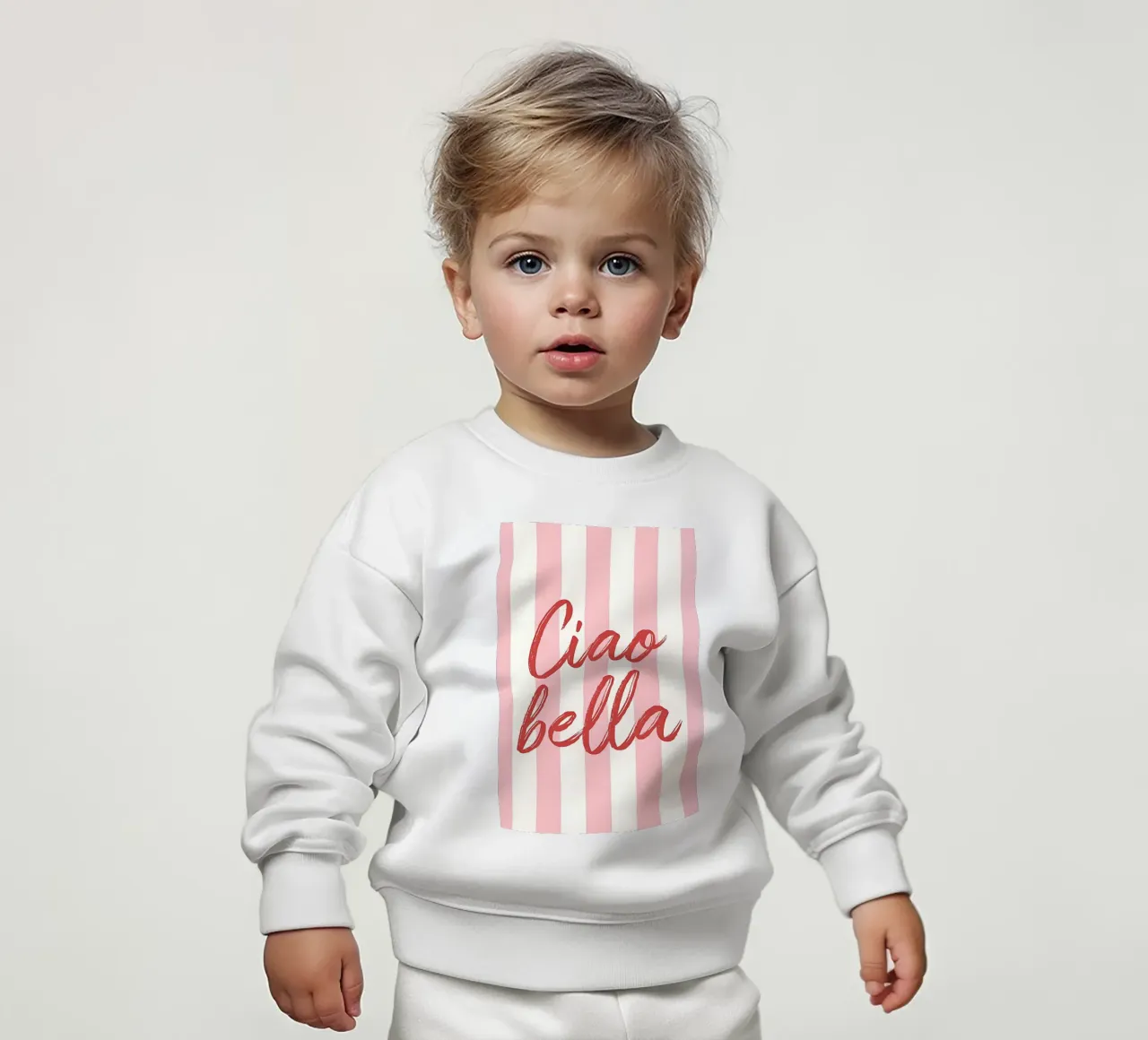 Ciao Bella Stripe Print felpa neonato da DolceVita
