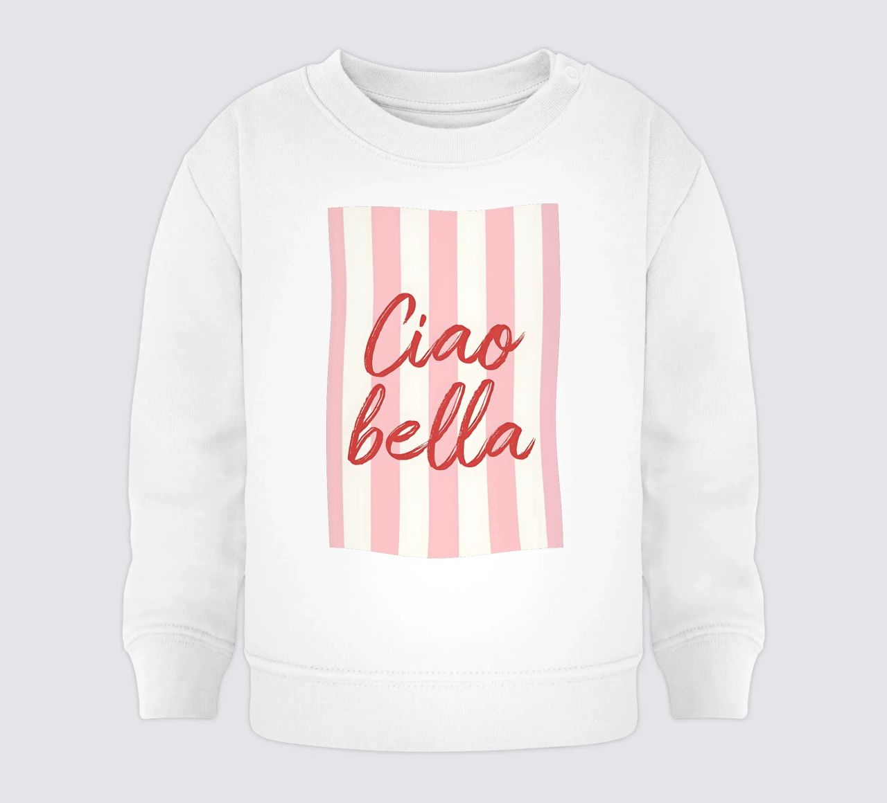 Ciao Bella Stripe Print felpa neonato da DolceVita