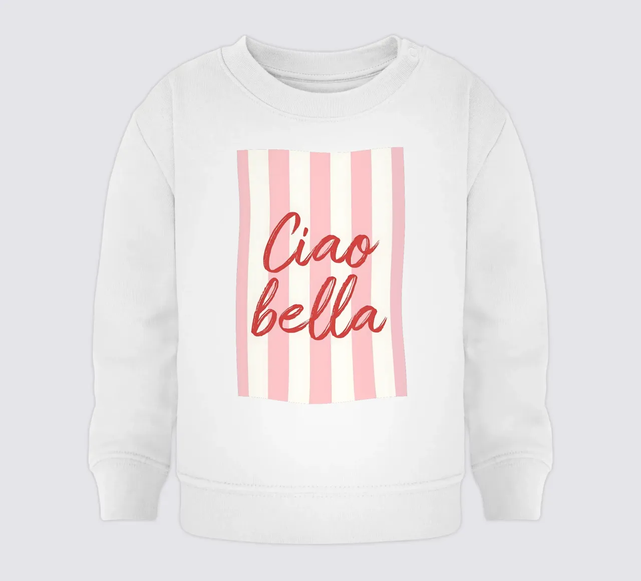 Ciao Bella Stripe Print felpa neonato da DolceVita