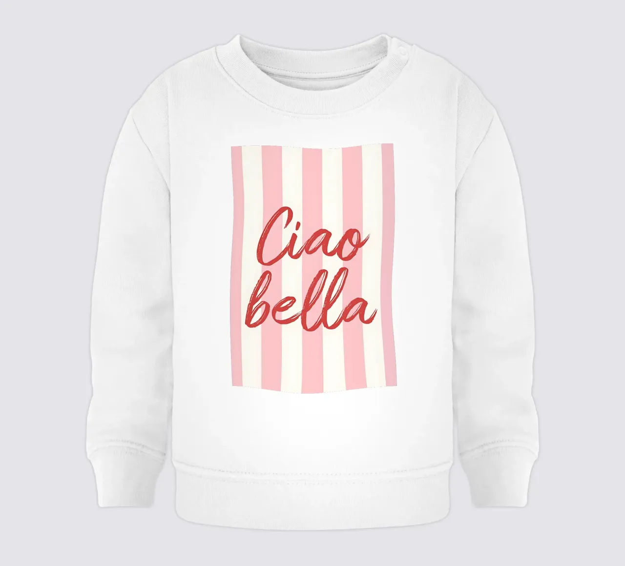 Hello Bella Stripe Print baby sweatshirt by DolceVita