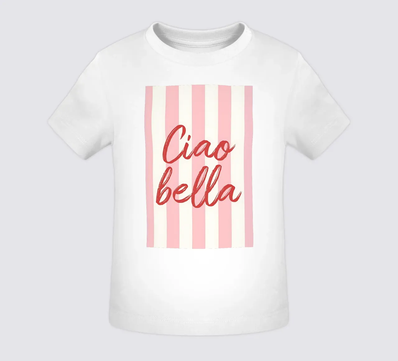 Hallo Bella Streifendruck Baby T-Shirt von DolceVita