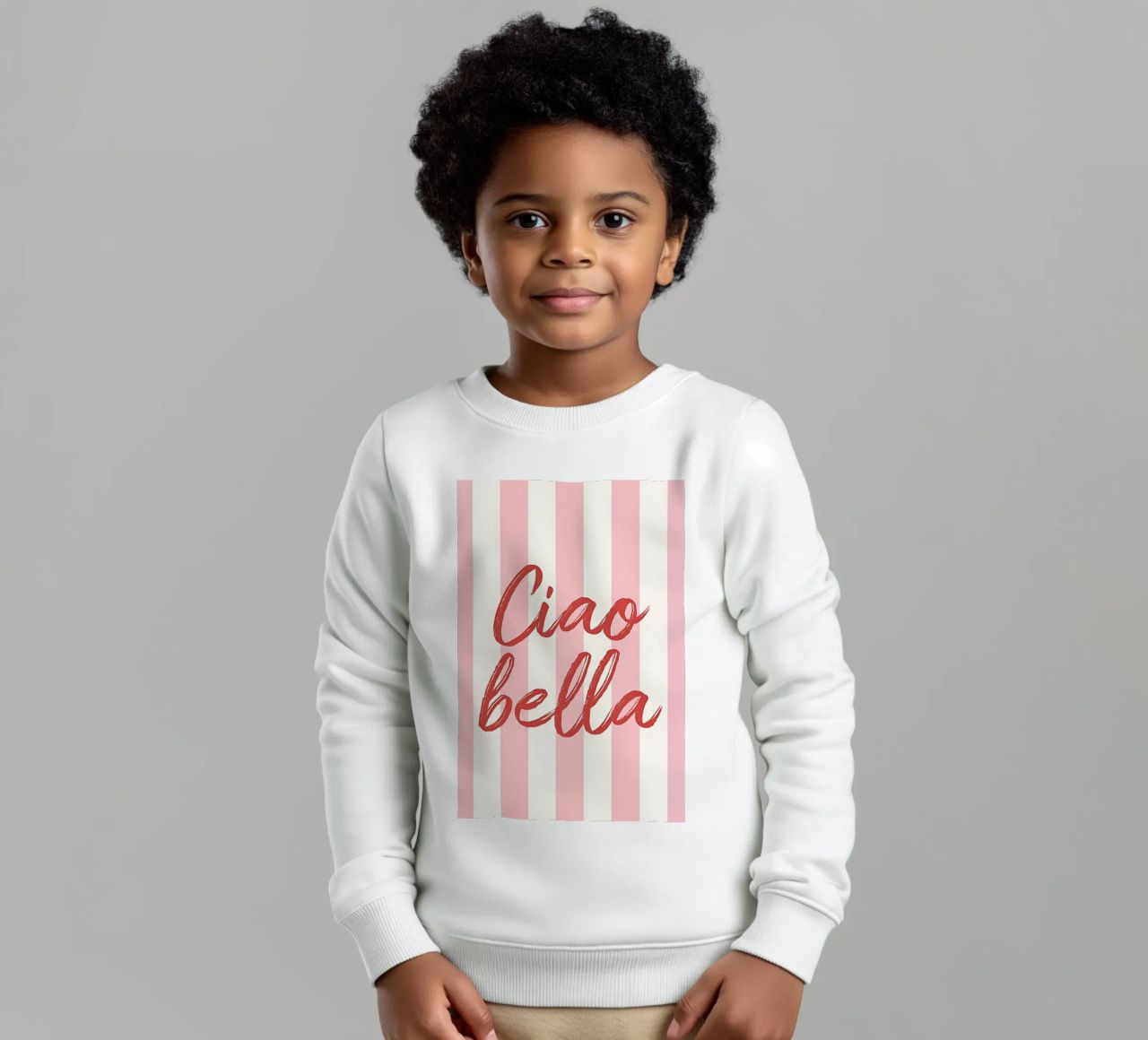 Ciao Bella Stripe Print felpa bambino da DolceVita