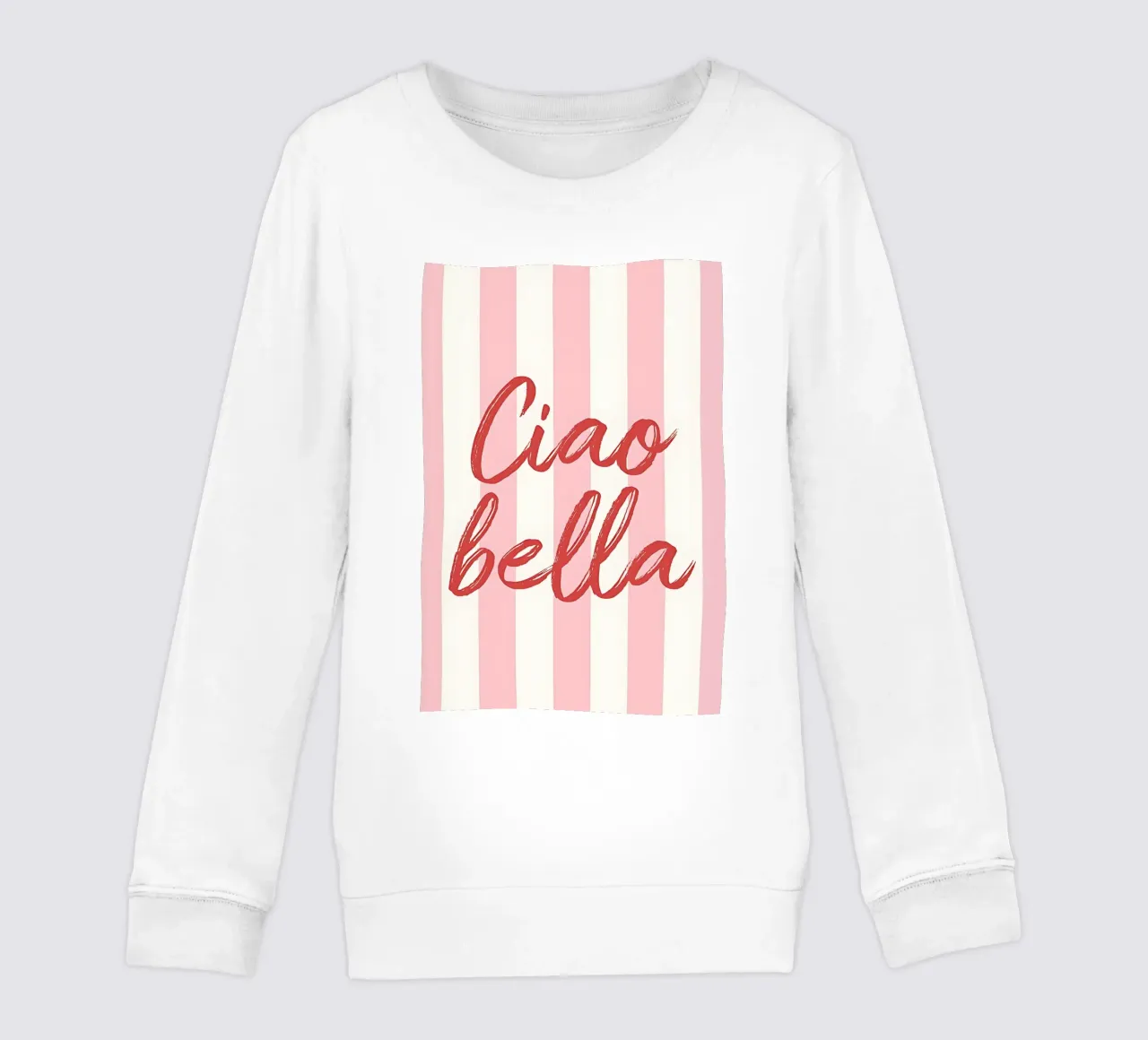 Hallo Bella Streifendruck Kinder Sweatshirt von DolceVita