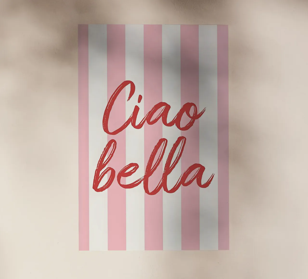 Ciao Bella Stripe Print pellicola backlit da DolceVita