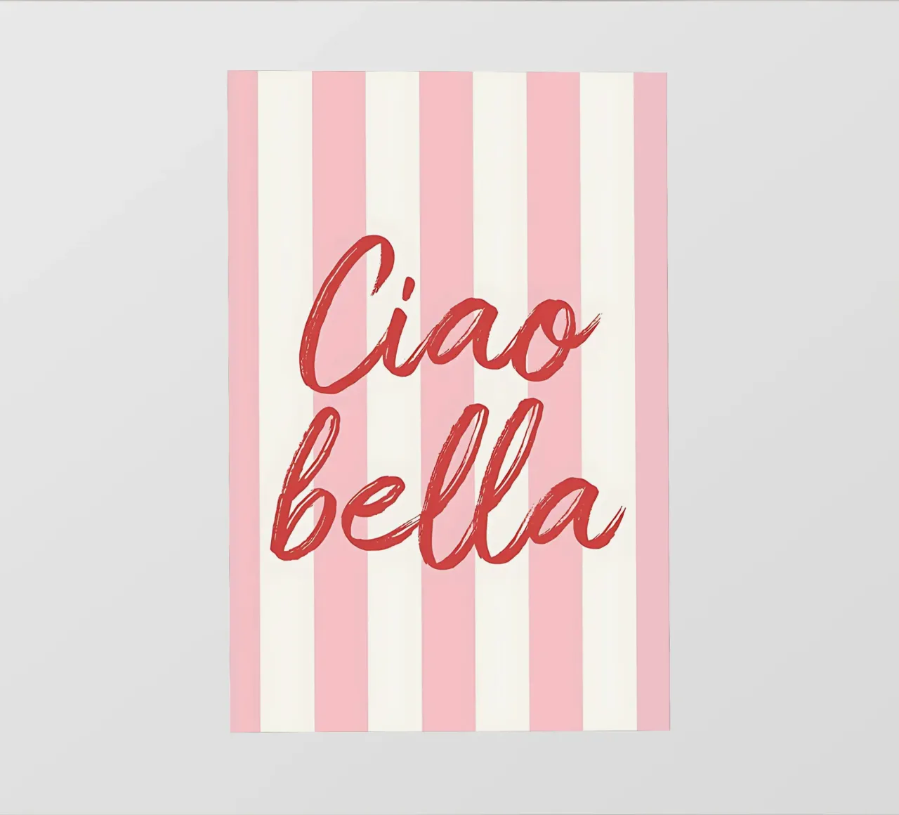 Ciao Bella Stripe Print pellicola backlit da DolceVita