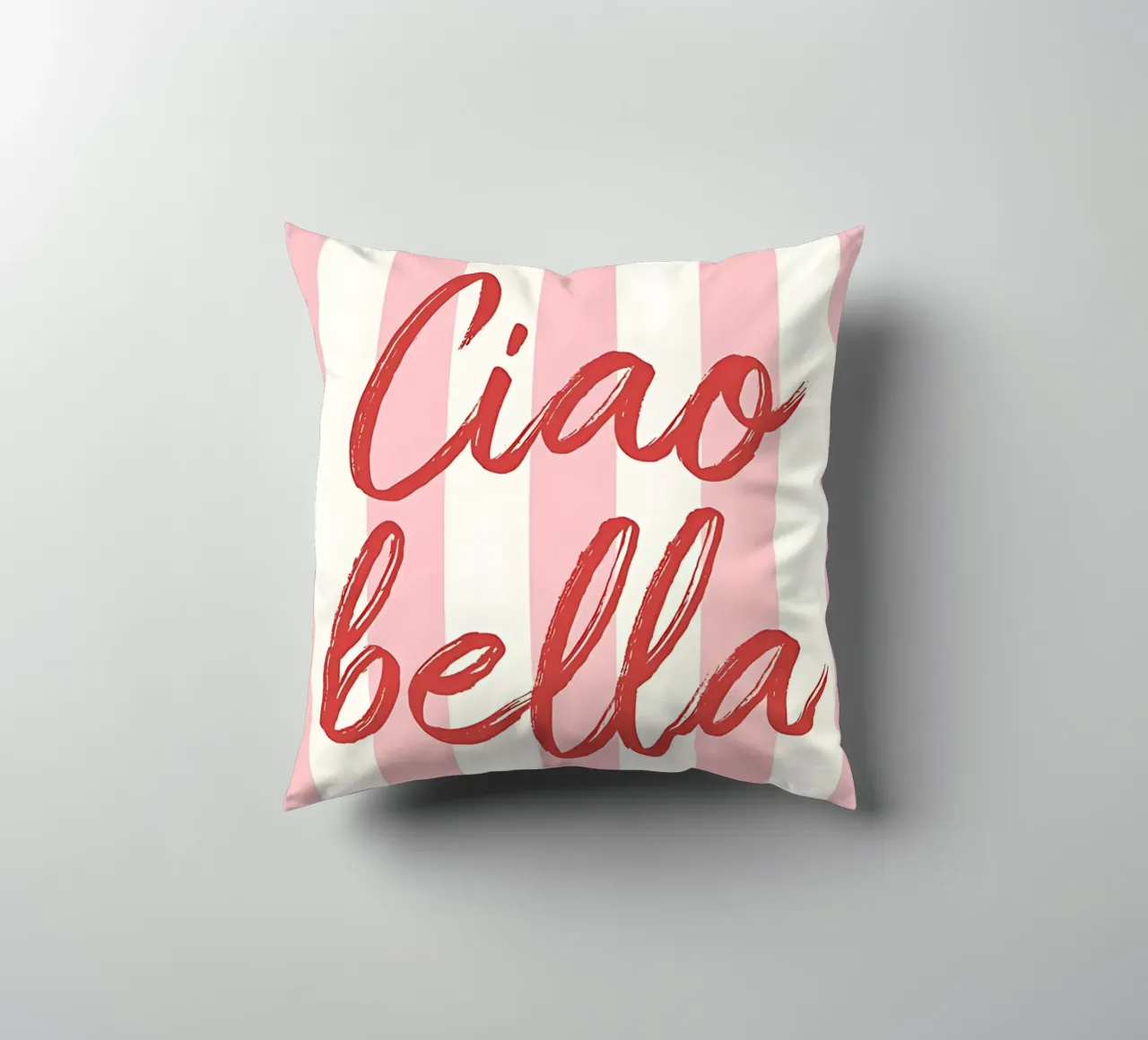 Hello Bella imprimé à rayures coussin de DolceVita