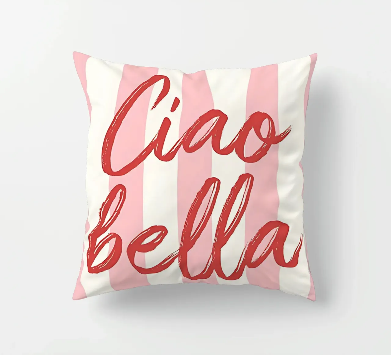 Hello Bella imprimé à rayures coussin de DolceVita