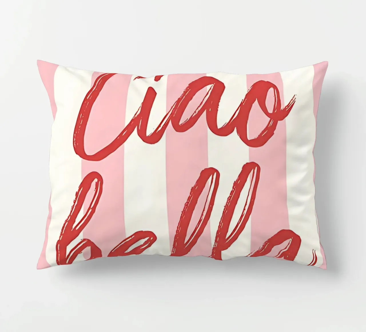 Hello Bella imprimé à rayures coussin de DolceVita