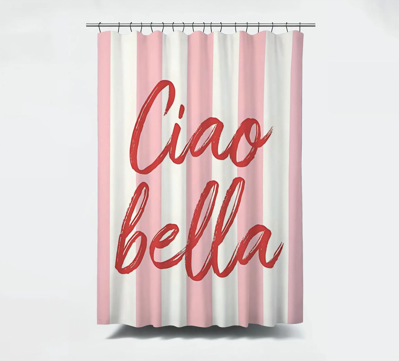 Ciao Bella Stripe Print tenda da doccia da DolceVita