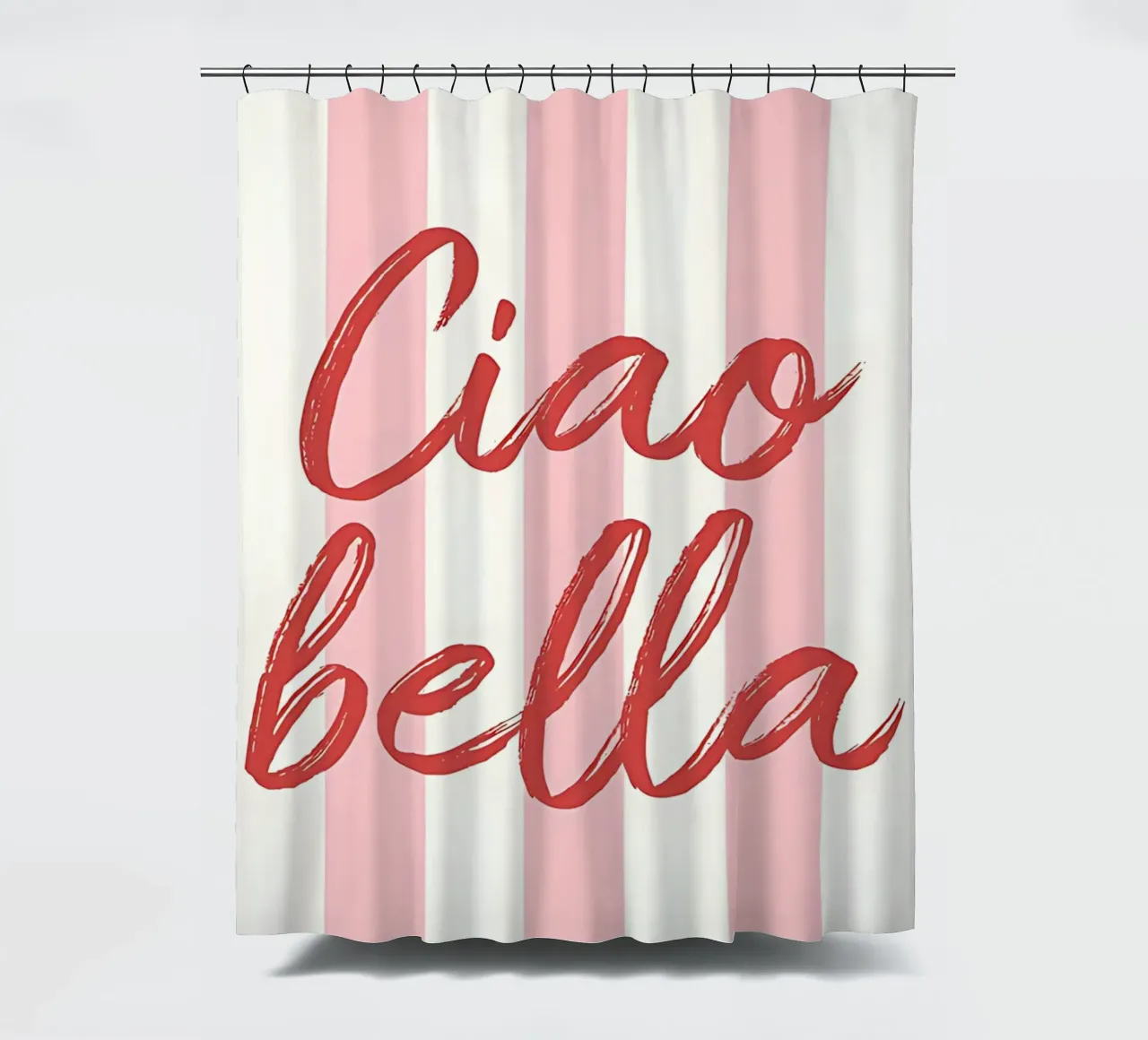 Ciao Bella Stripe Print tenda da doccia da DolceVita