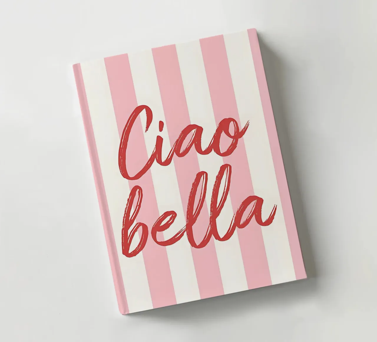 Hello Bella Stripe Print notebook by DolceVita