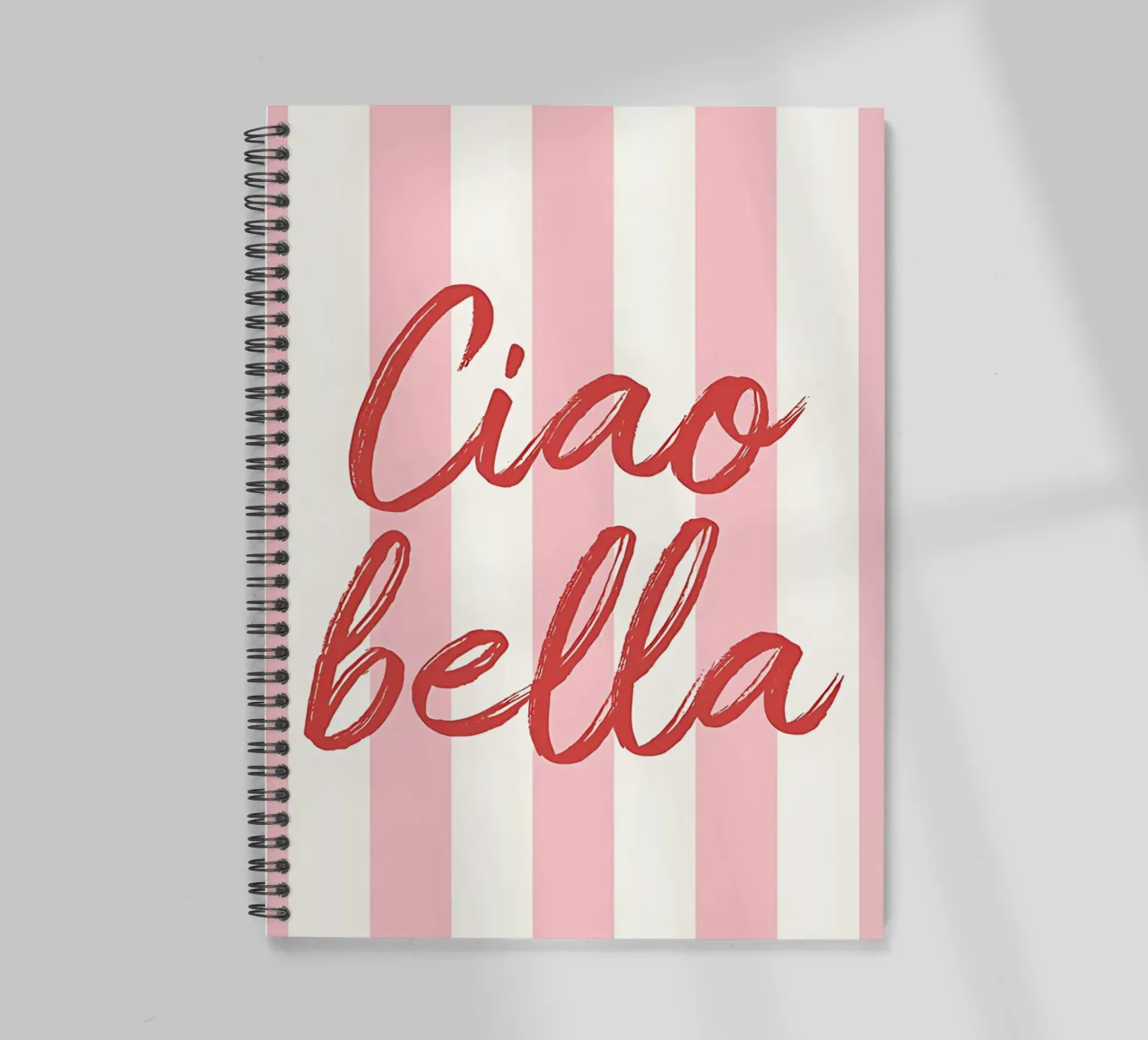 Ciao Bella Stripe Print diario ad anelli da DolceVita