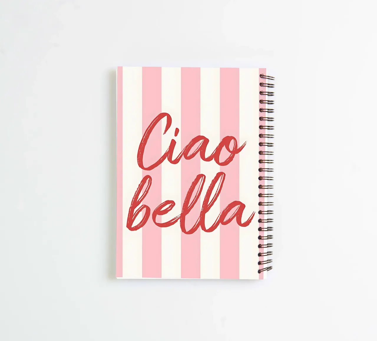 Ciao Bella Stripe Print diario ad anelli da DolceVita