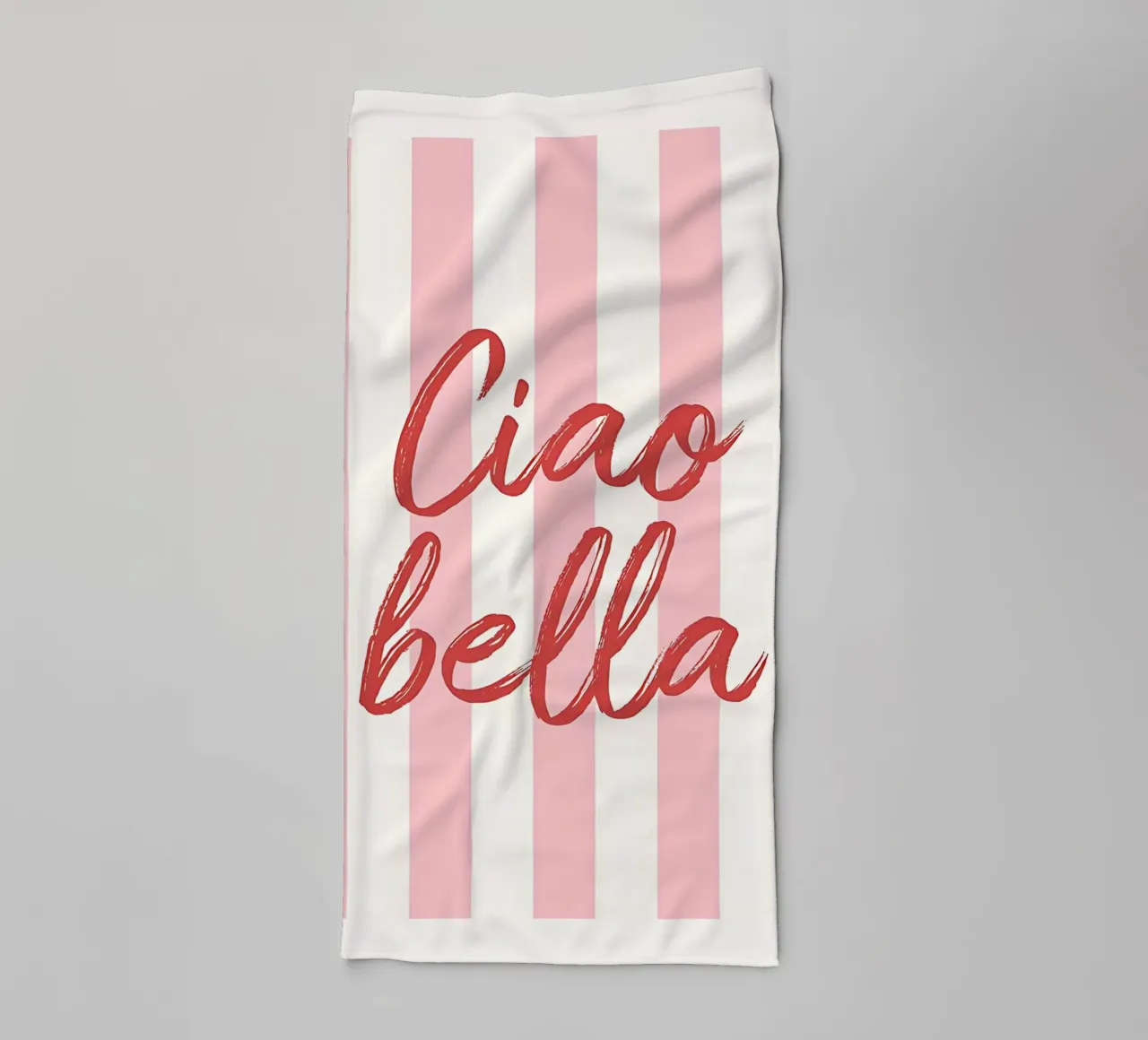 Ciao Bella Stripe Print asciugamano da bagno da DolceVita