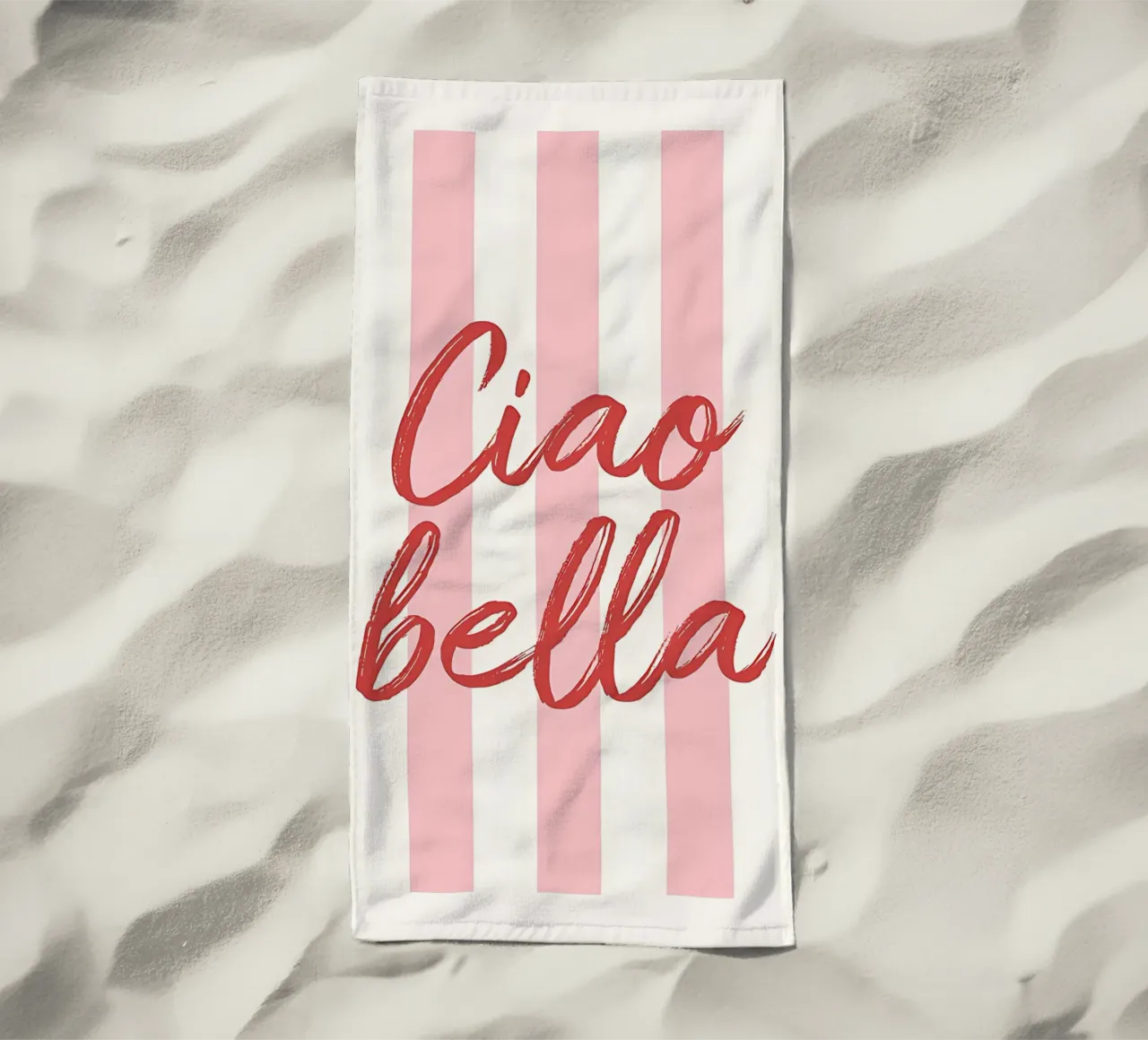Ciao Bella Stripe Print telo mare da DolceVita