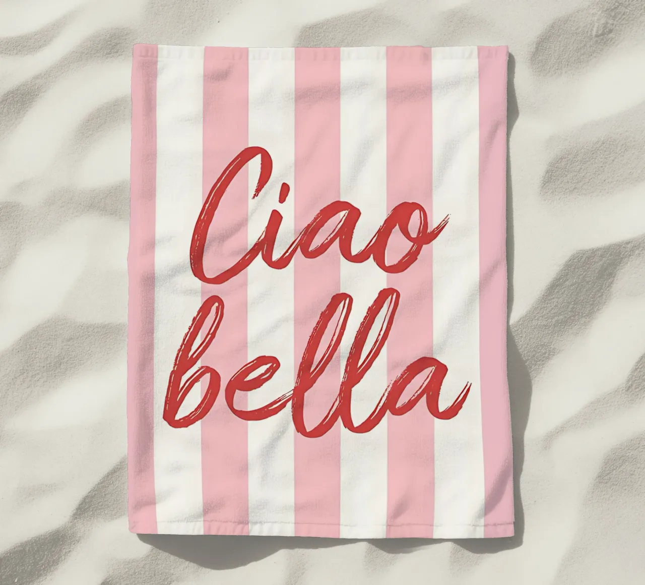 Ciao Bella Stripe Print telo mare da DolceVita