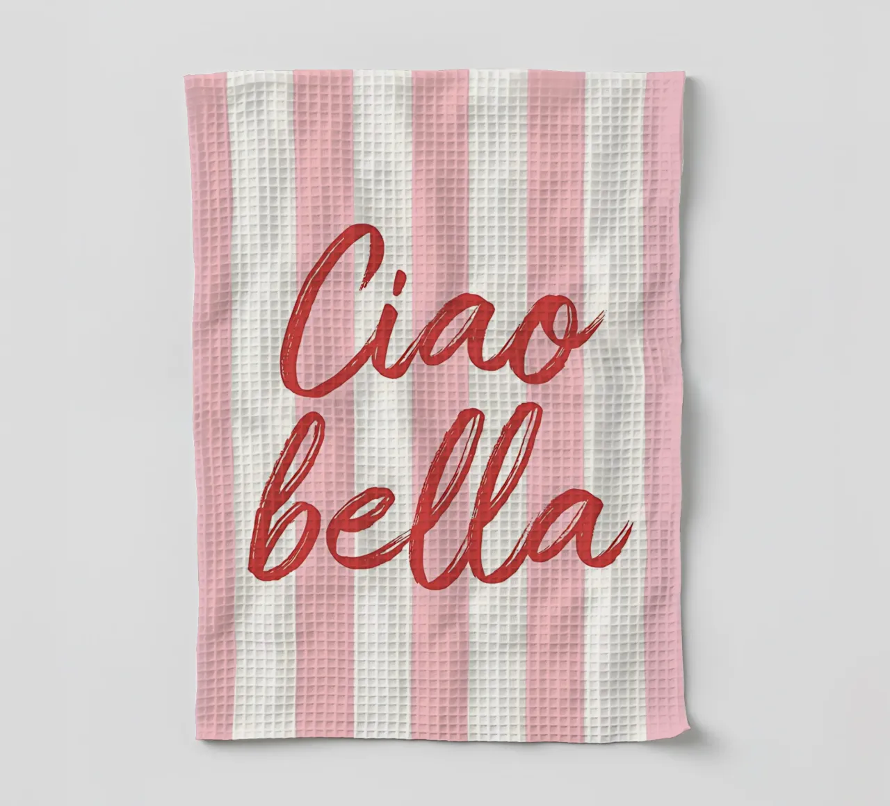 Hello Bella Stripe Print theedoek van DolceVita
