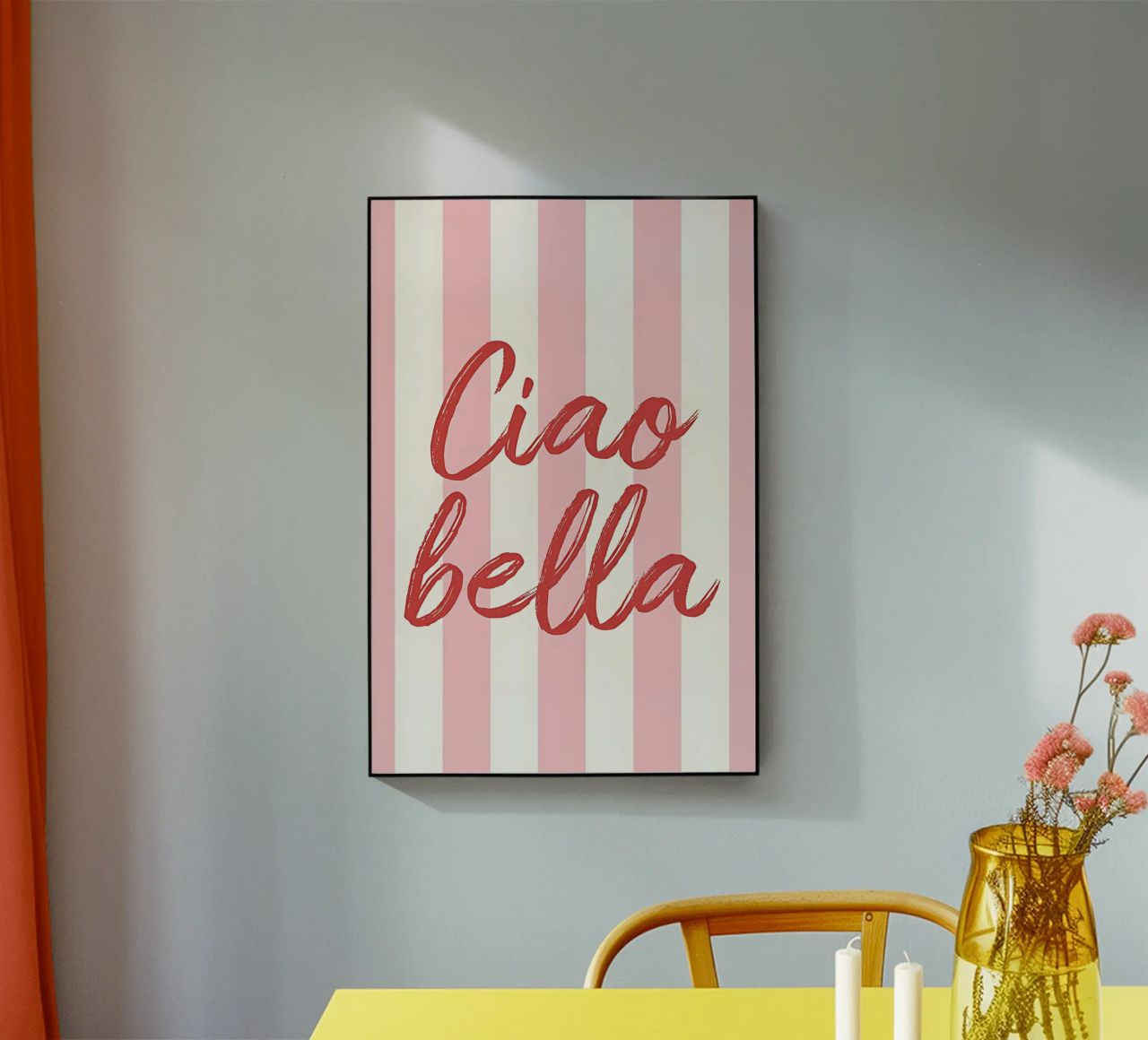 Ciao Bella Stripe Print plexiglass da DolceVita