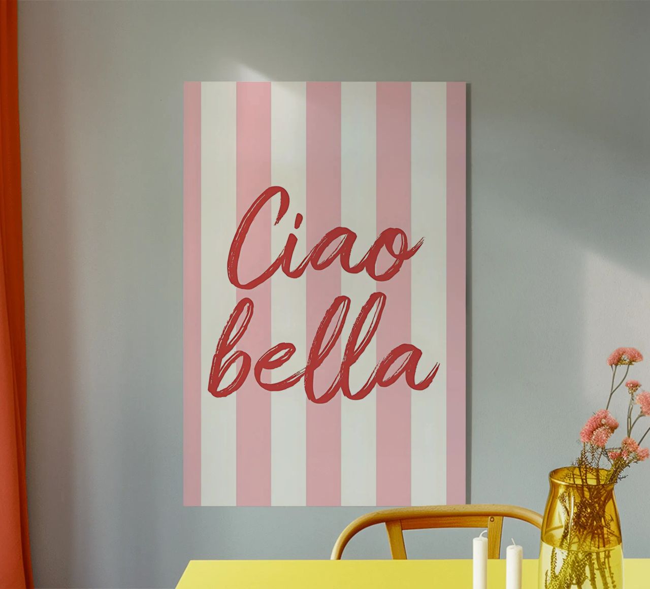 Ciao Bella Stripe Print plexiglass da DolceVita