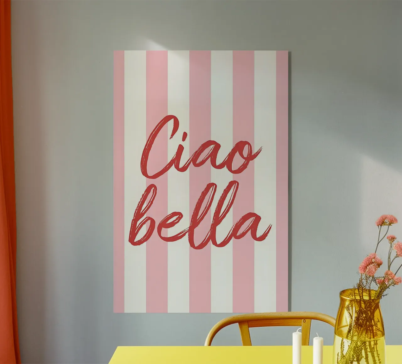 Ciao Bella Stripe Print plexiglass da DolceVita