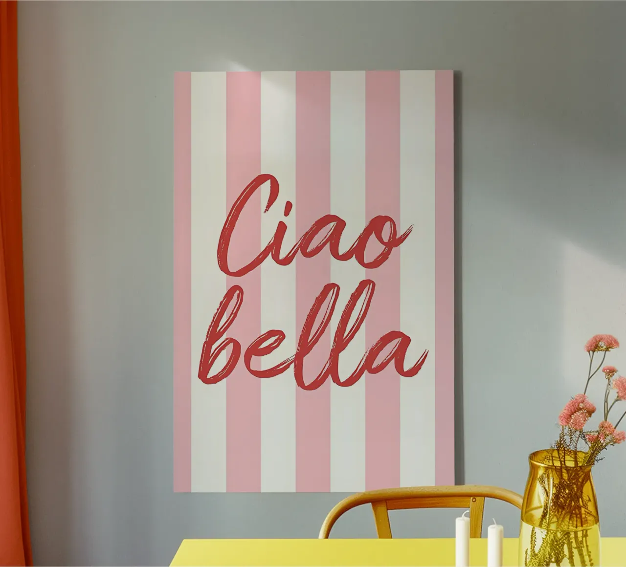 Ciao Bella Stripe Print tela da DolceVita