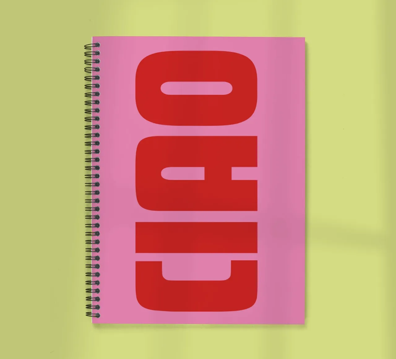 Ciao Print, Italy Print spiral notebook by DolceVita
