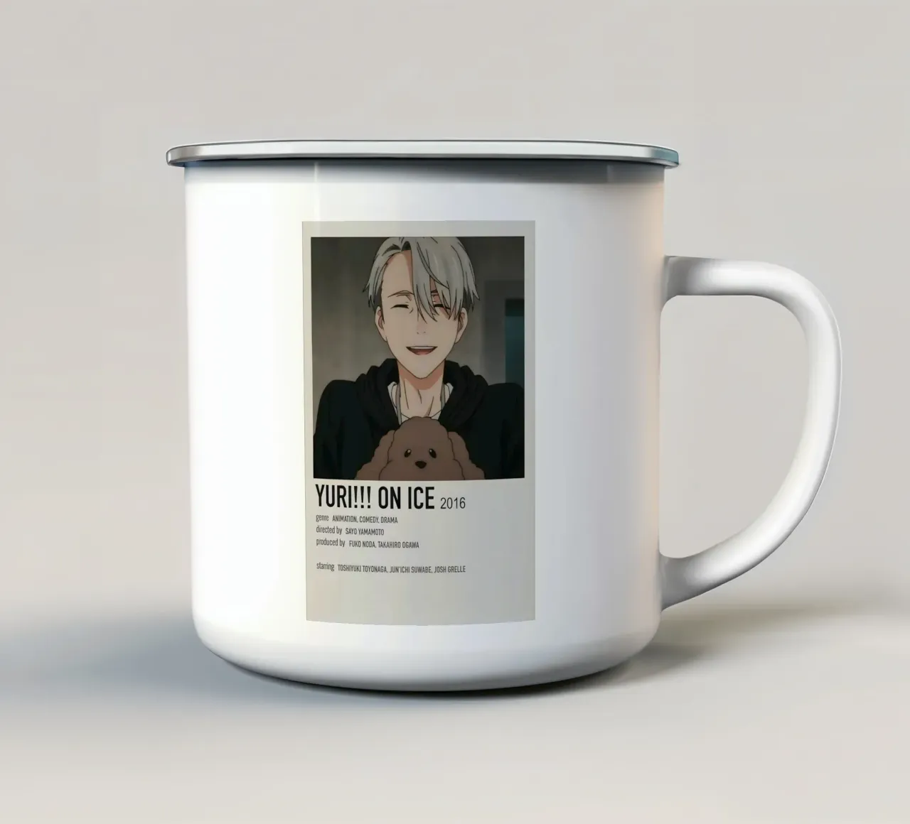 YURI!!! ON ICE 2016 tazza in smalto da Totoya