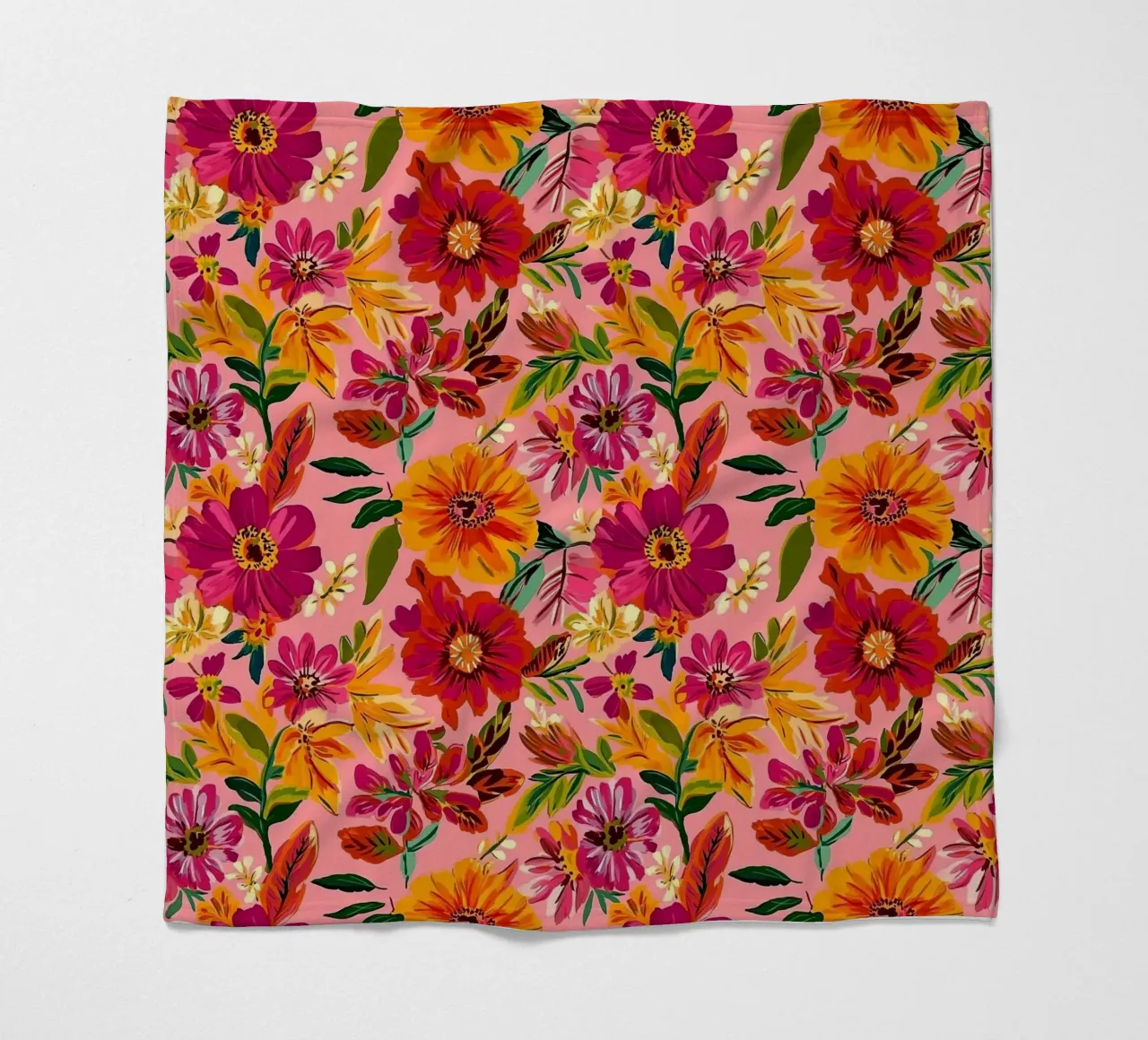 Handdrawn Flowers coperta in pile da Sunflower Soul Studio