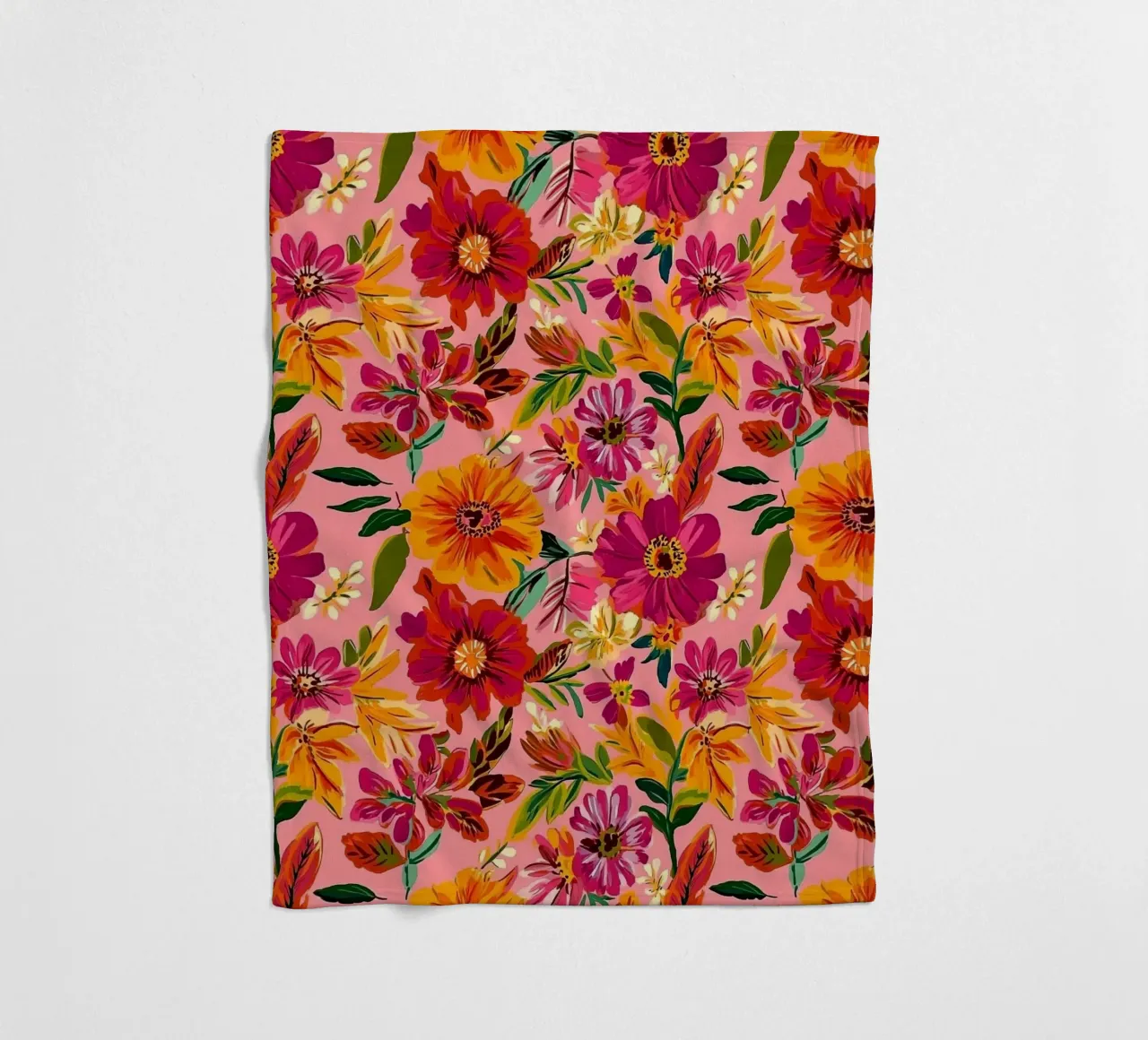 Handdrawn Flowers coperta in pile da Sunflower Soul Studio