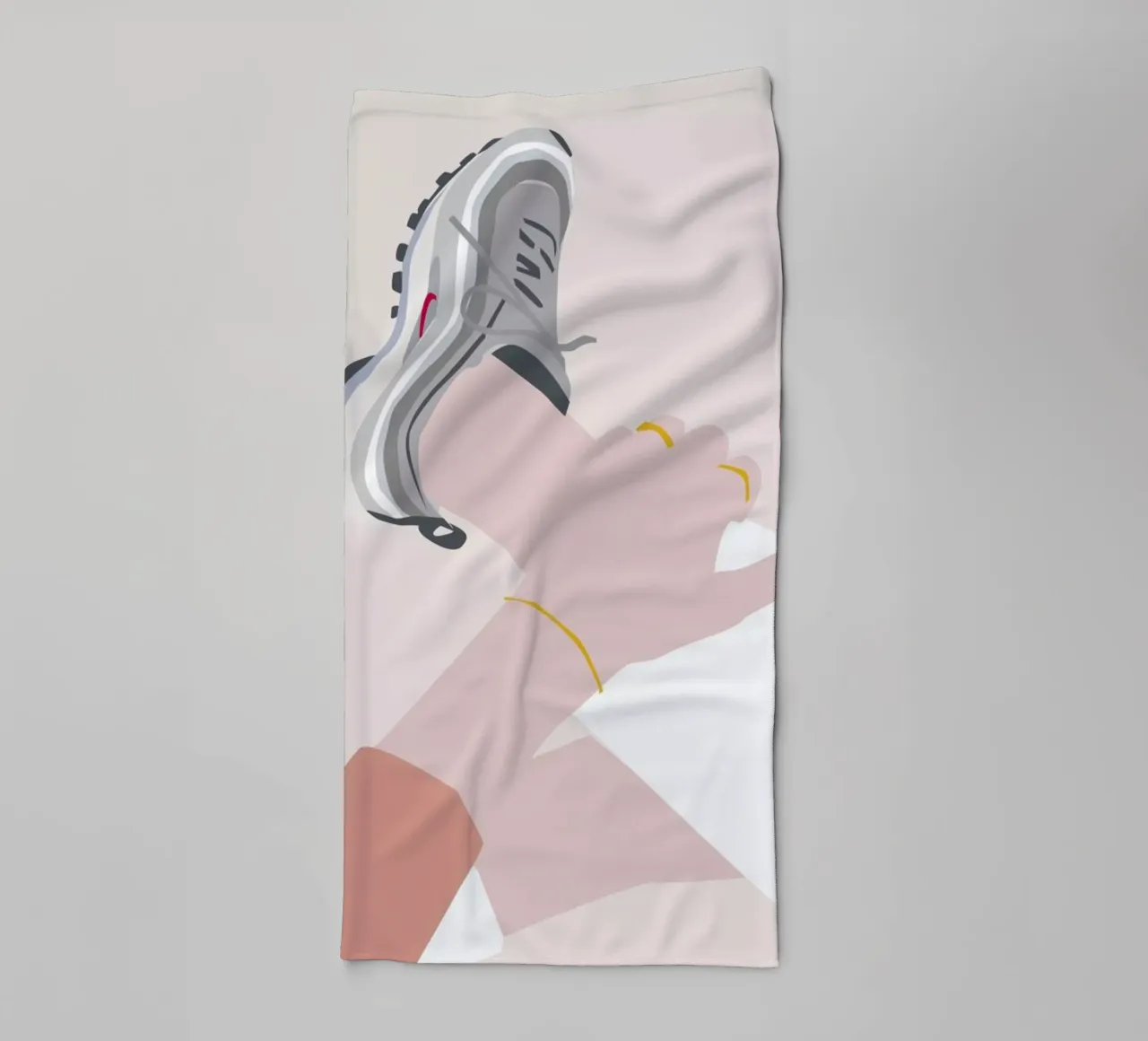 Sneaker towel by Helena Ravenne