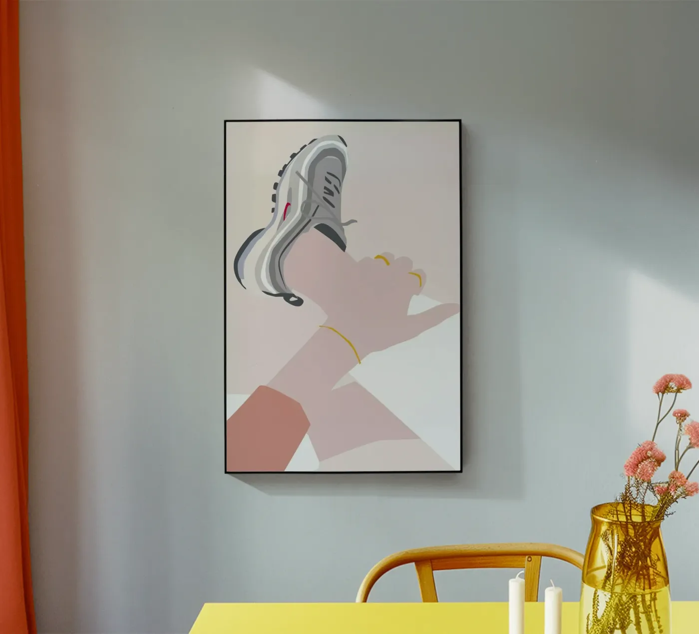 Sneaker plexiglass da Helena Ravenne