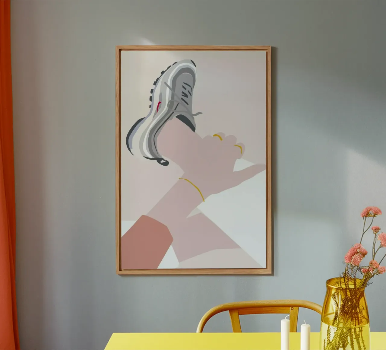 Sneaker pannello forex da Helena Ravenne