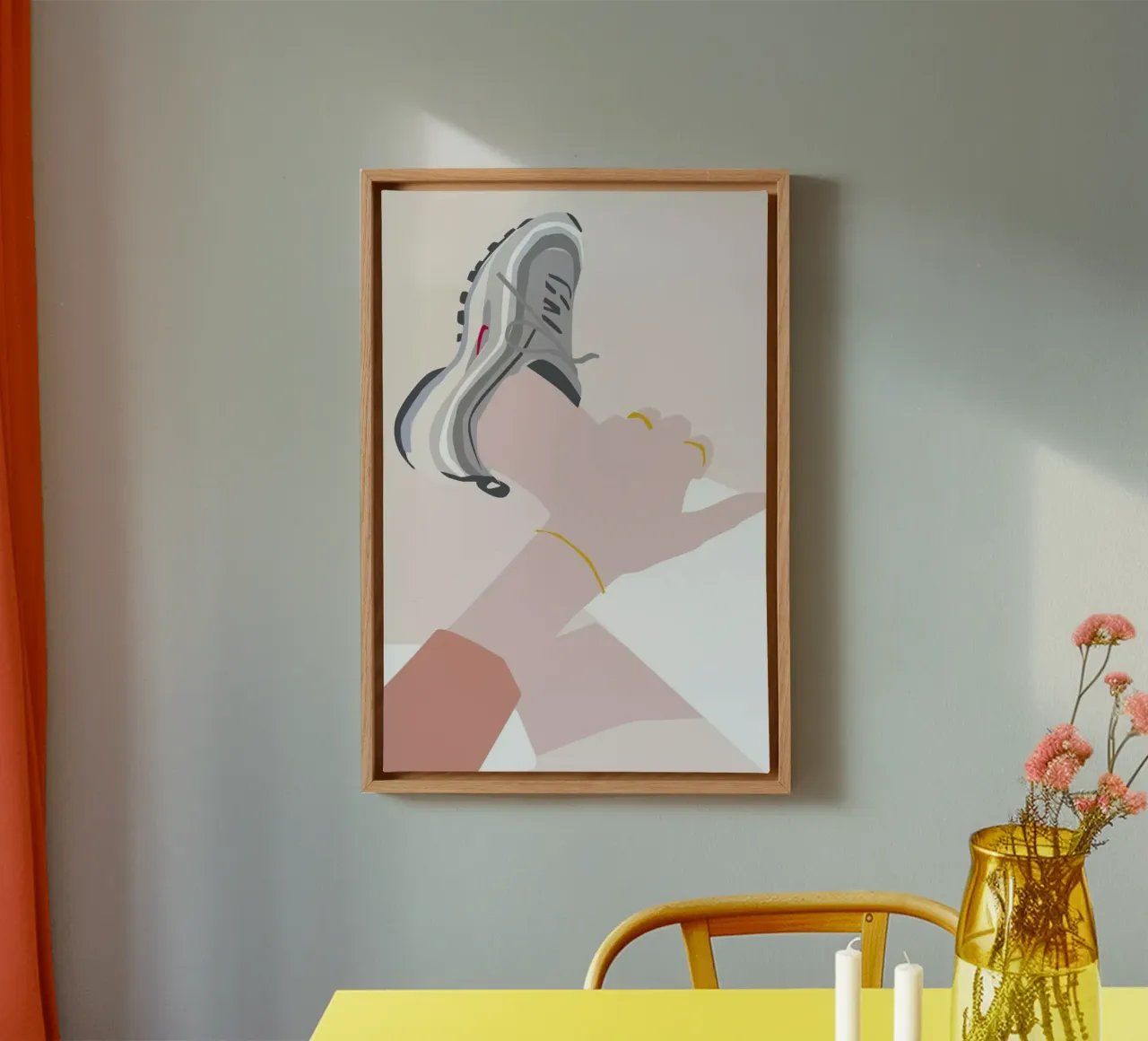 Sneaker tela da Helena Ravenne