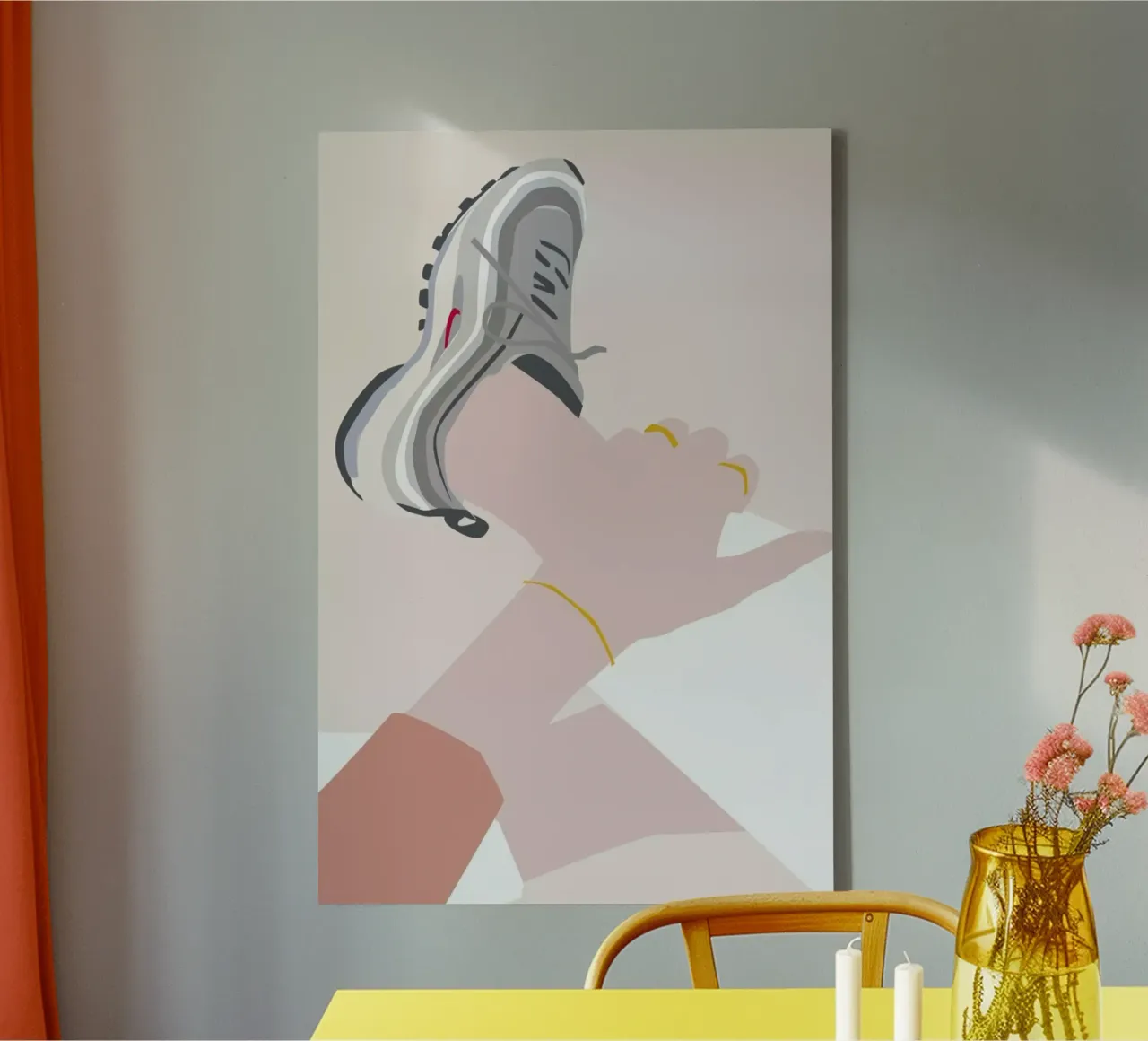 Sneaker canvas van Helena Ravenne