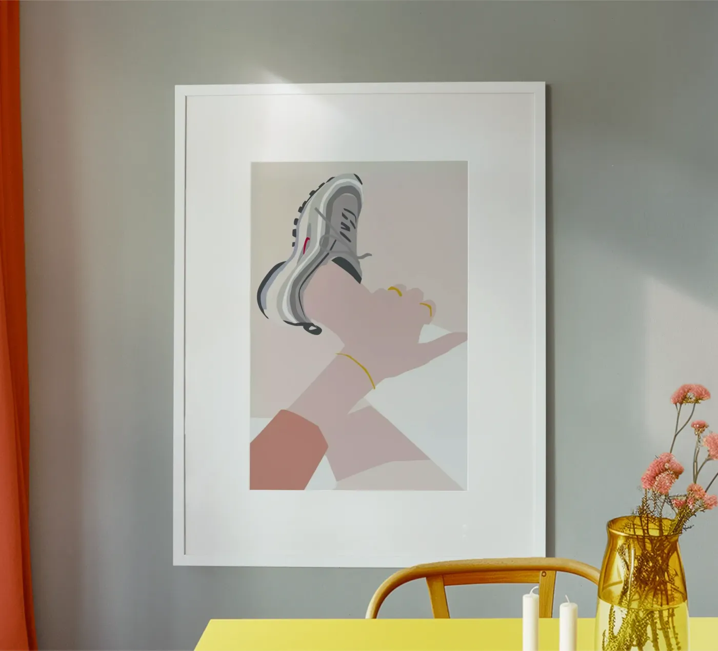 Sneaker poster van Helena Ravenne