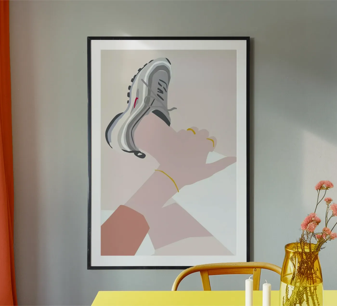 Sneaker poster van Helena Ravenne
