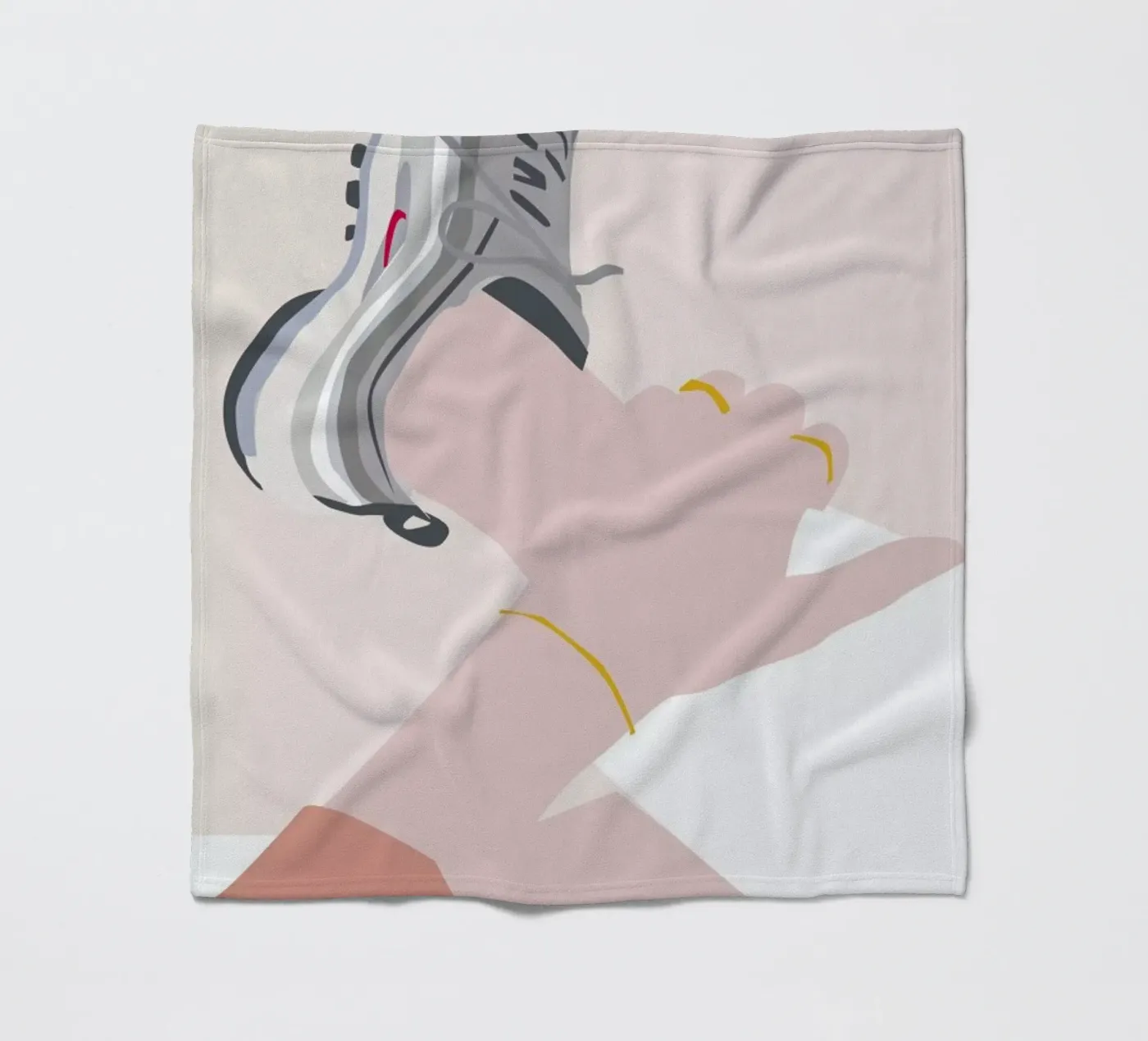 Sneaker fleecedeken van Helena Ravenne