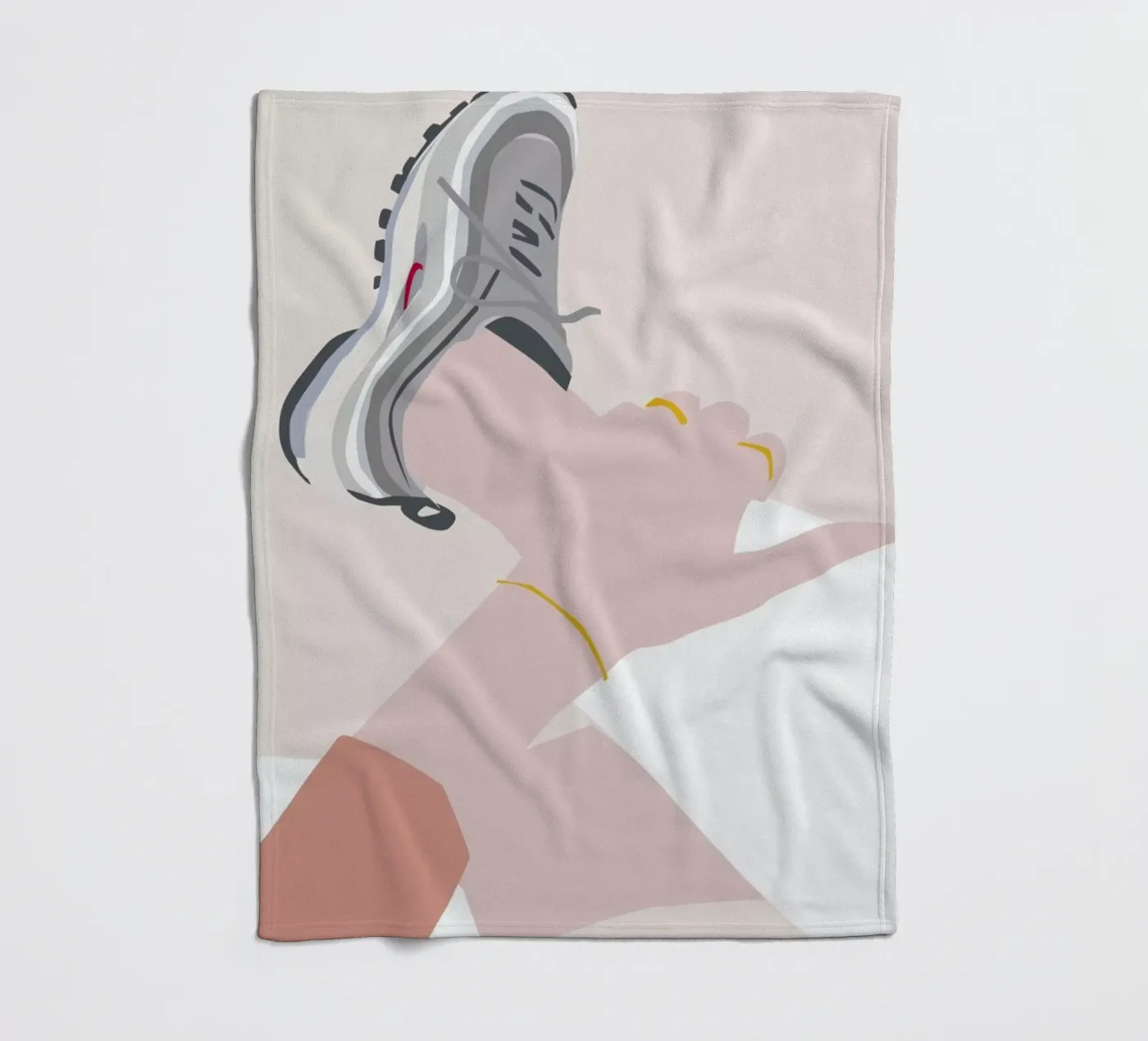 Sneaker fleecedeken van Helena Ravenne