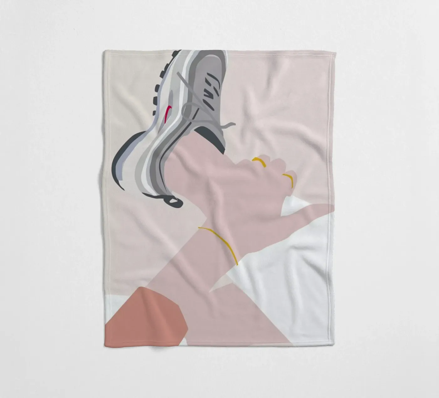Sneaker fleecedeken van Helena Ravenne