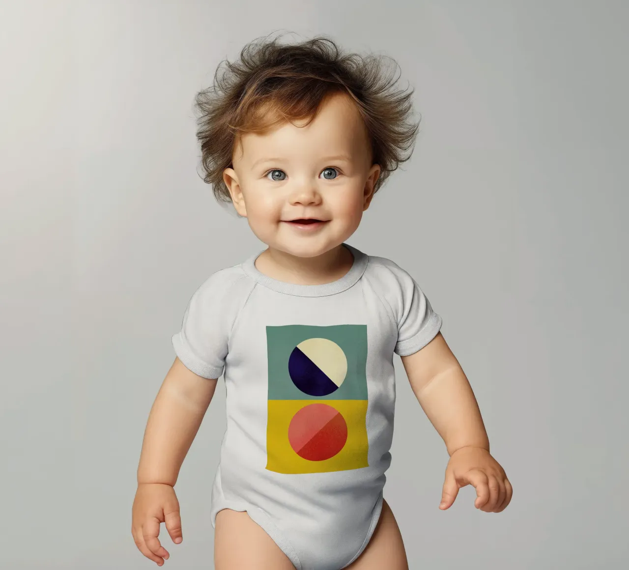 Split Screen body neonato maniche corte da daylight design studio