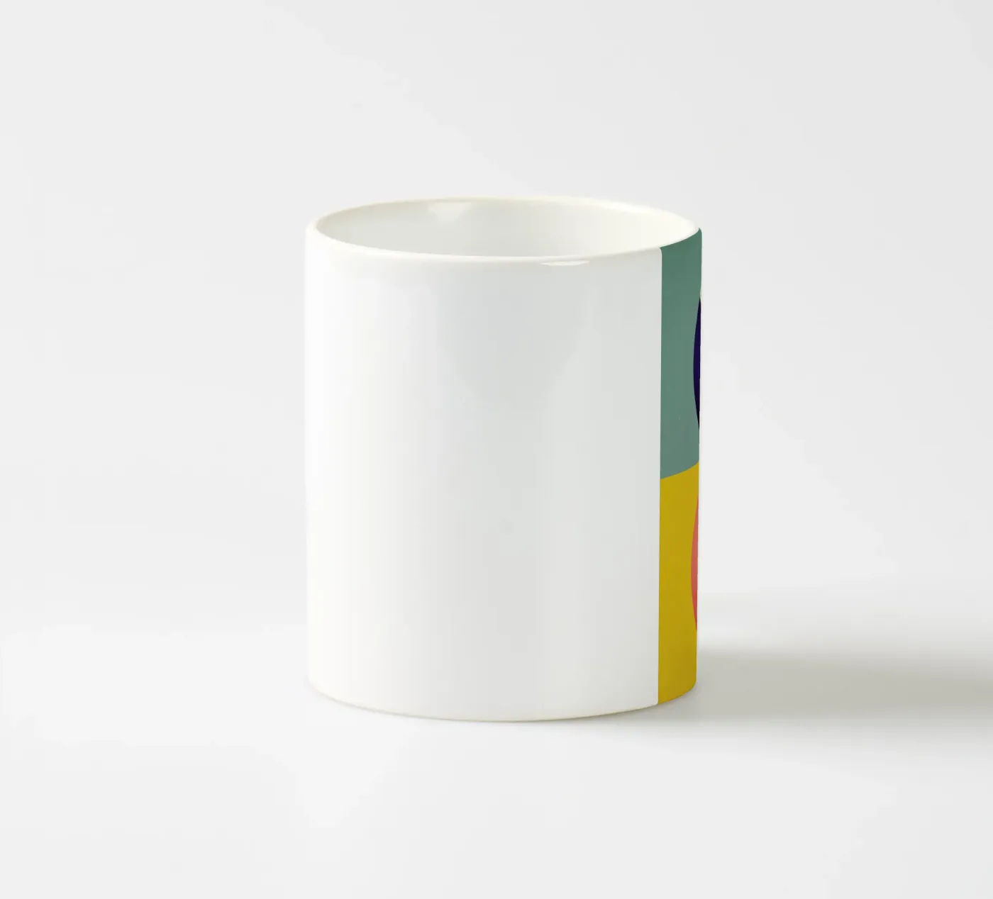 Split Screen ceramic mug by daylight design studio