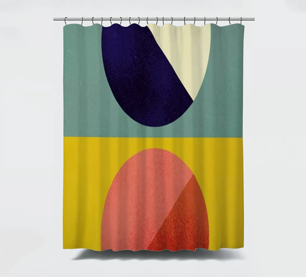 Split Screen shower curtain by daylight design studio