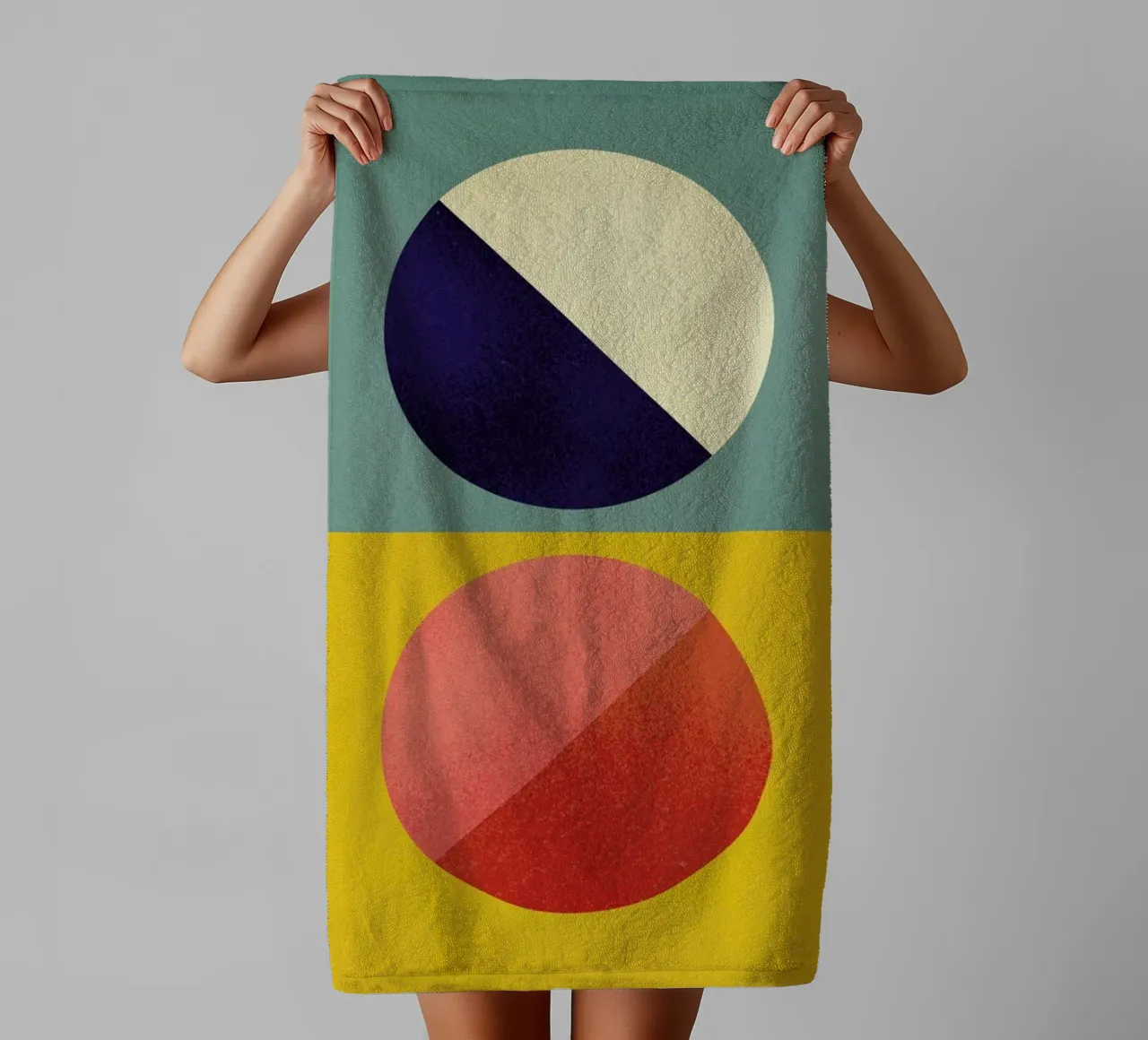 Split Screen towel by daylight design studio