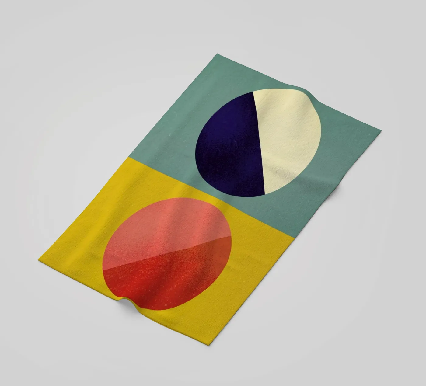 Split Screen Strandtuch von daylight design studio