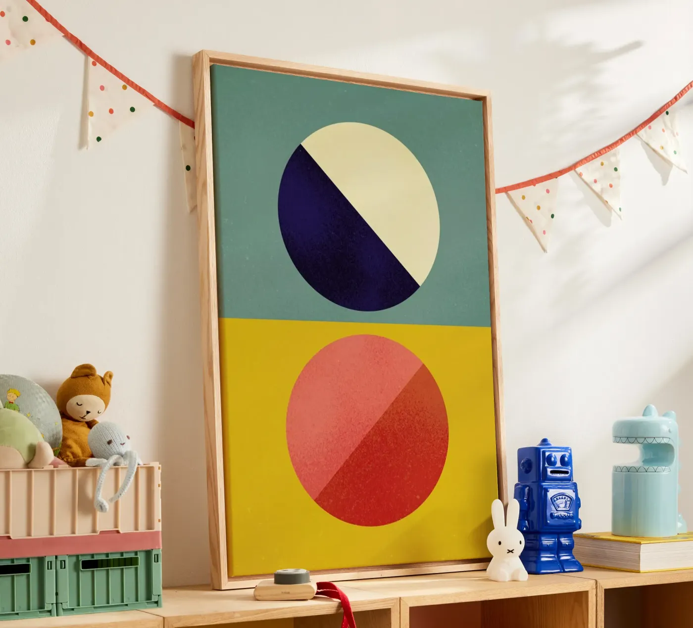 Split Screen Leinwand von daylight design studio