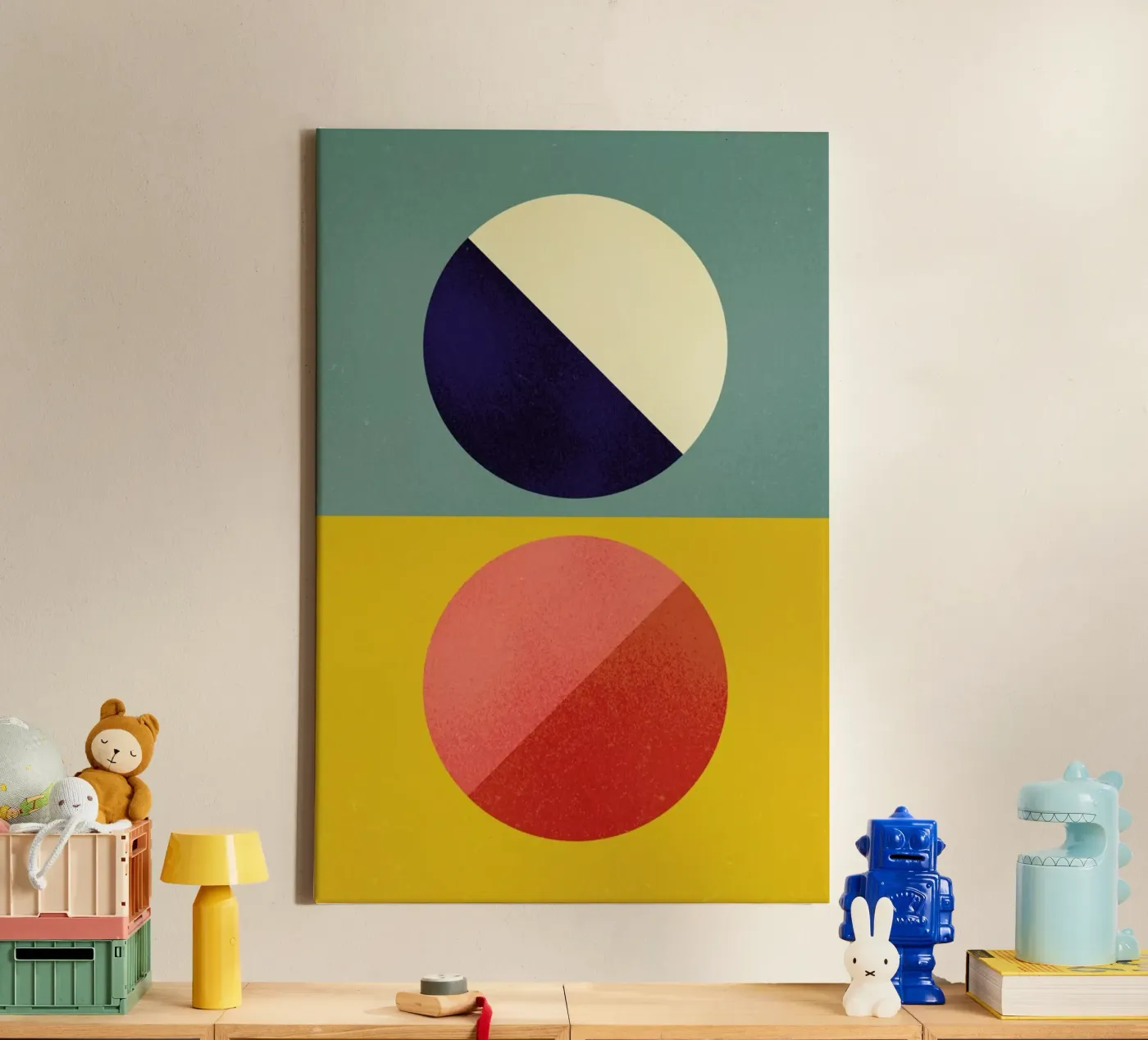 Split Screen Leinwand von daylight design studio