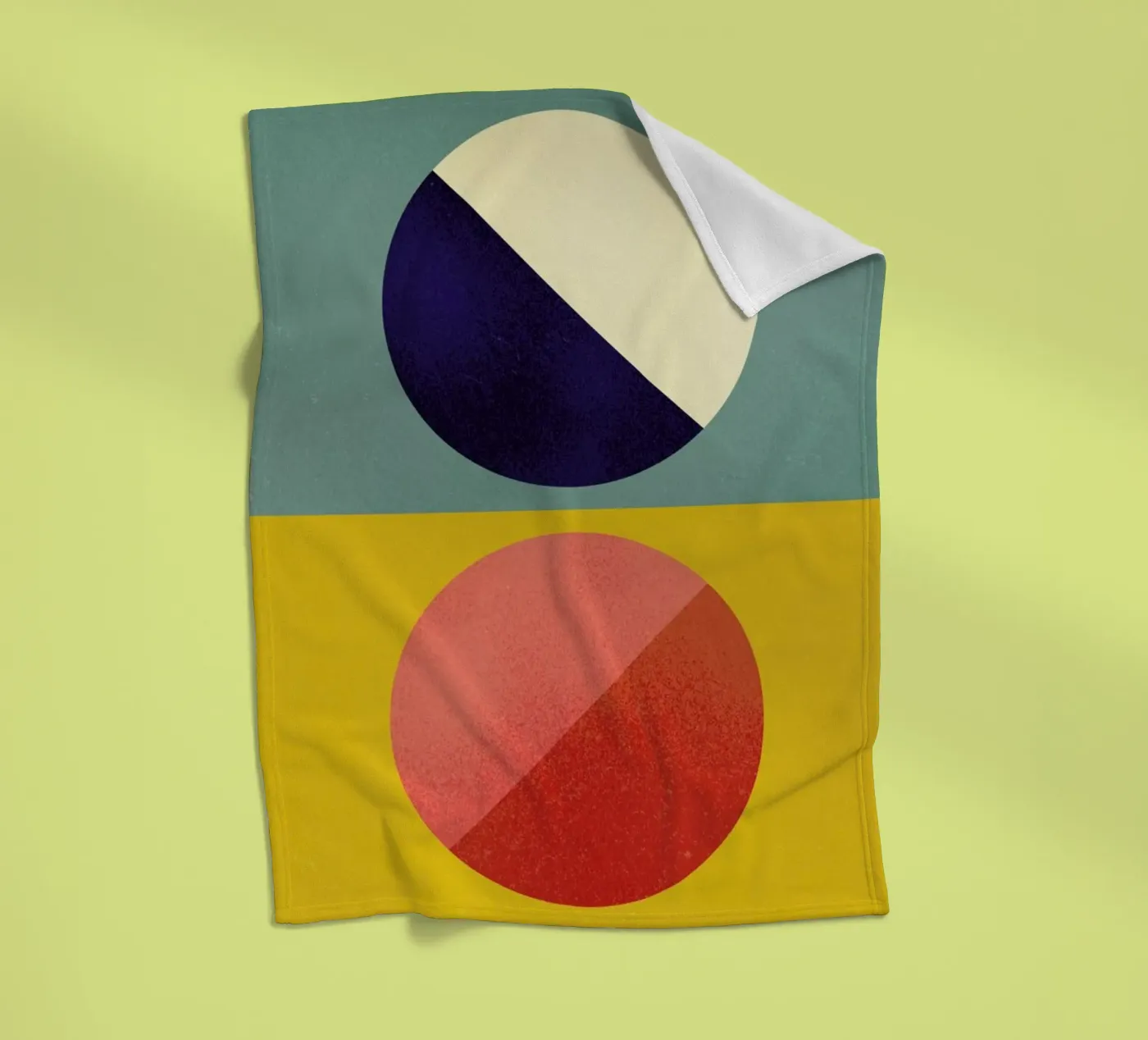 Split Screen plaid polaire de daylight design studio