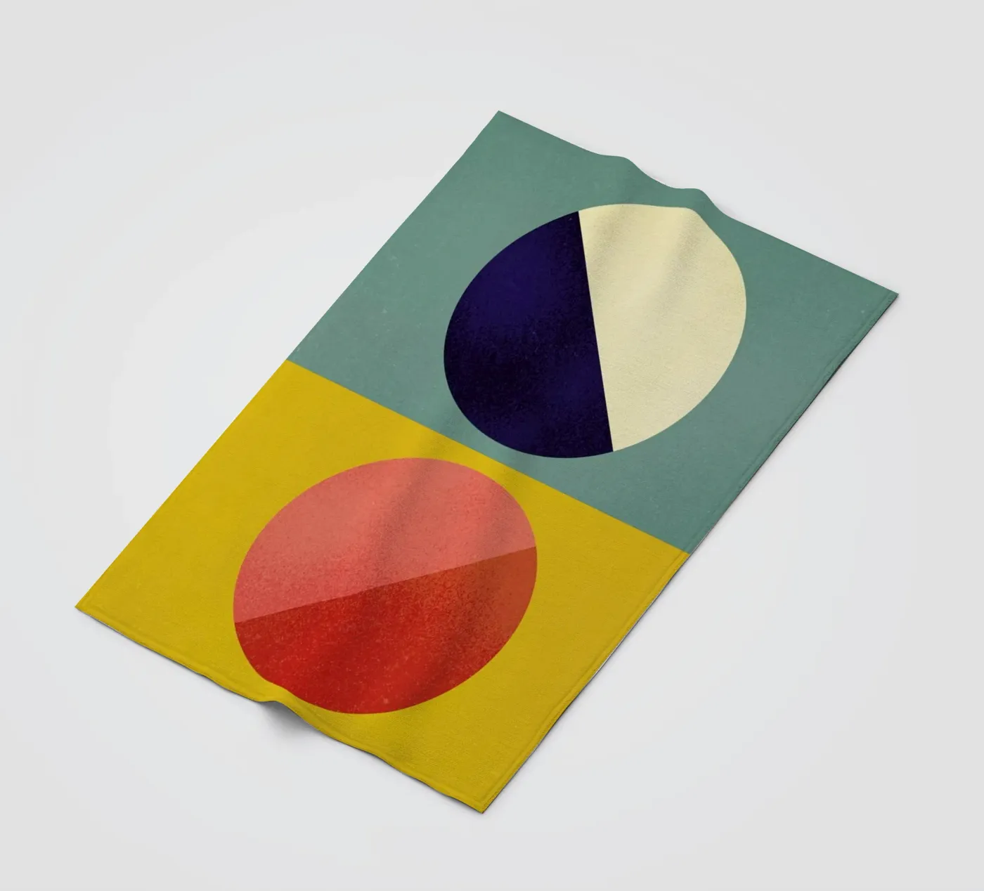 Split Screen plaid polaire de daylight design studio